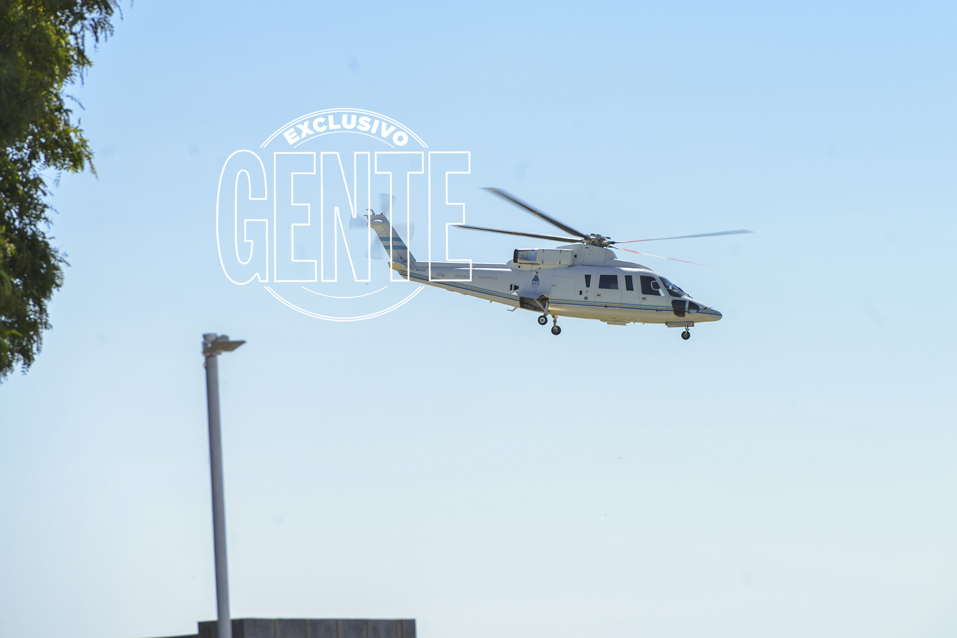 Macri partió desde Aeroparque hacia la residencia de Olivos en helicóptero. Foto: Fabián Uset/GENTE