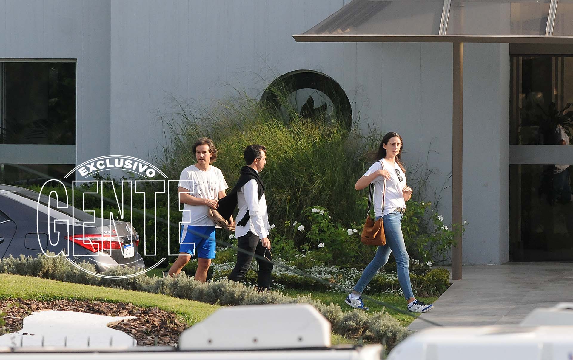 Nico Palacios, hijastro de Franco Macri, en Jardín de Paz. Foto: Julio César Ruiz/GENTE