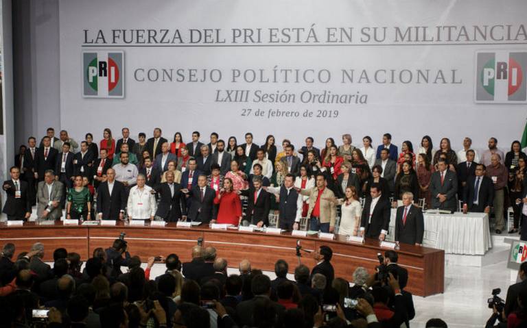 El PRI celebra este lunes 4 de marzo su aniversario 90, en medio de una de sus peores crisis de representación. (Foto: Cuartoscuro)