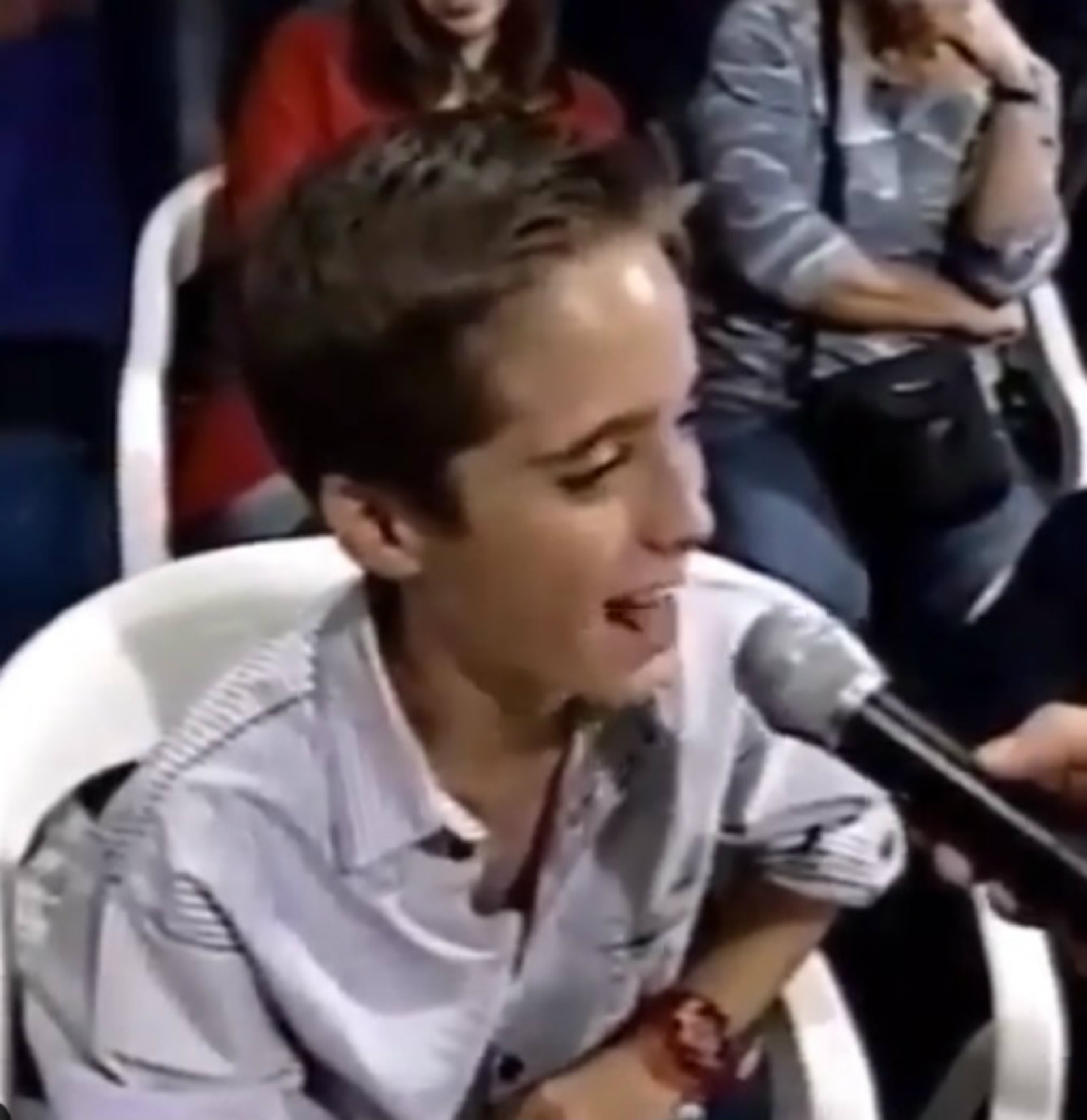 Boneta, cuando era niño