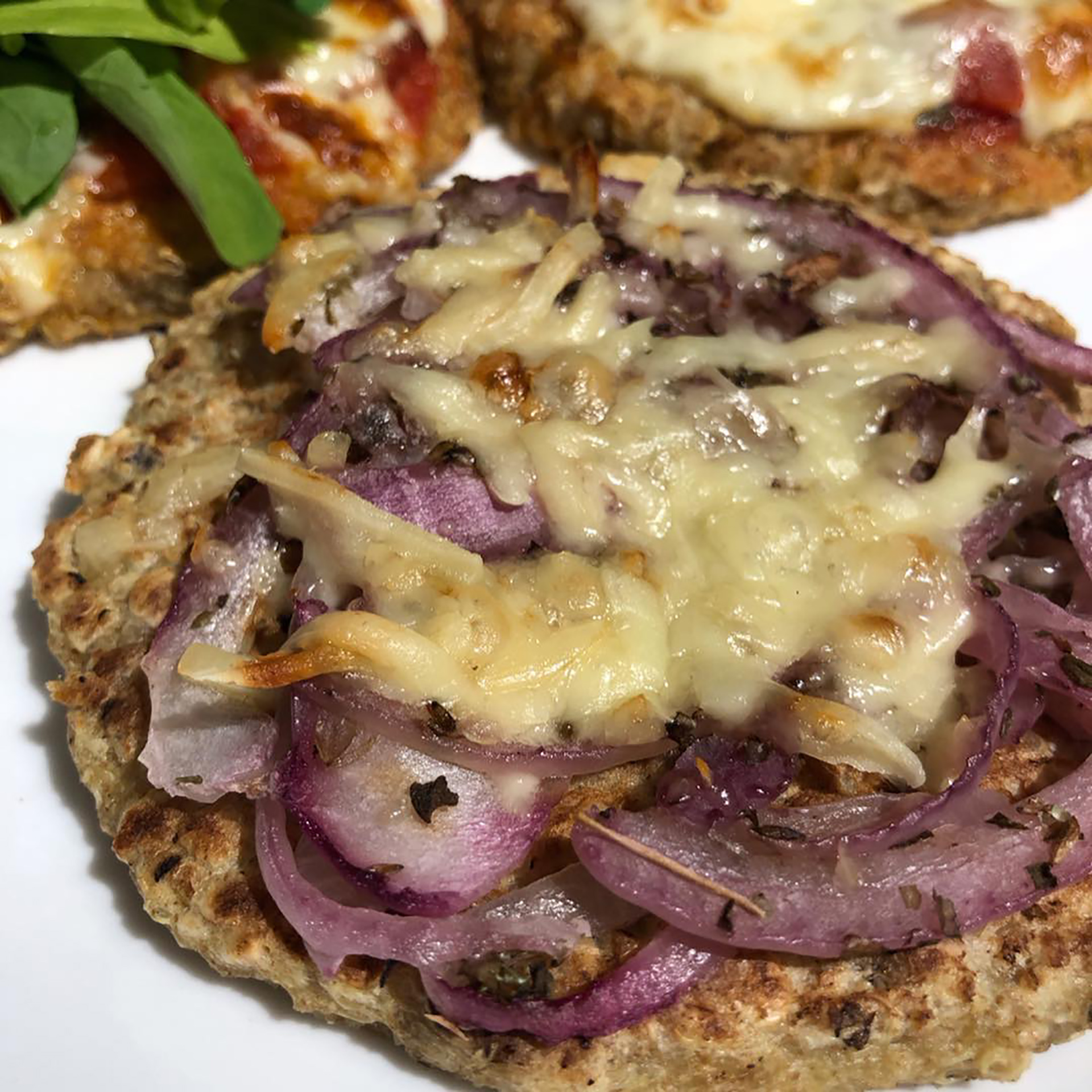Pizzetas de quinoa