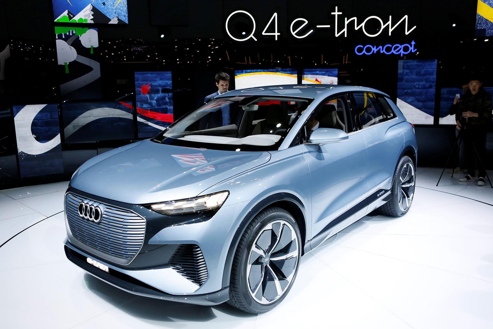 El Audi Q4 E-Tron Concept es el quinto automóvil eléctrico de Audi, un SUV con 450 km de autonomía