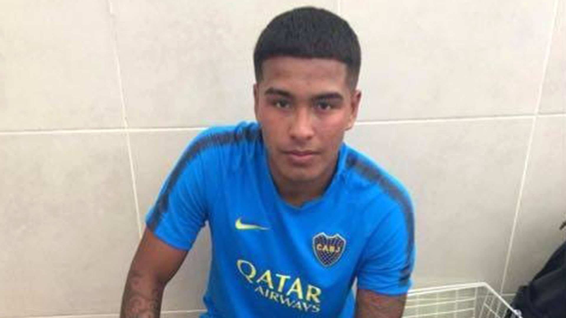 Thiago Toloza, el defensor que fue baleado durante la madrugada en Merlo