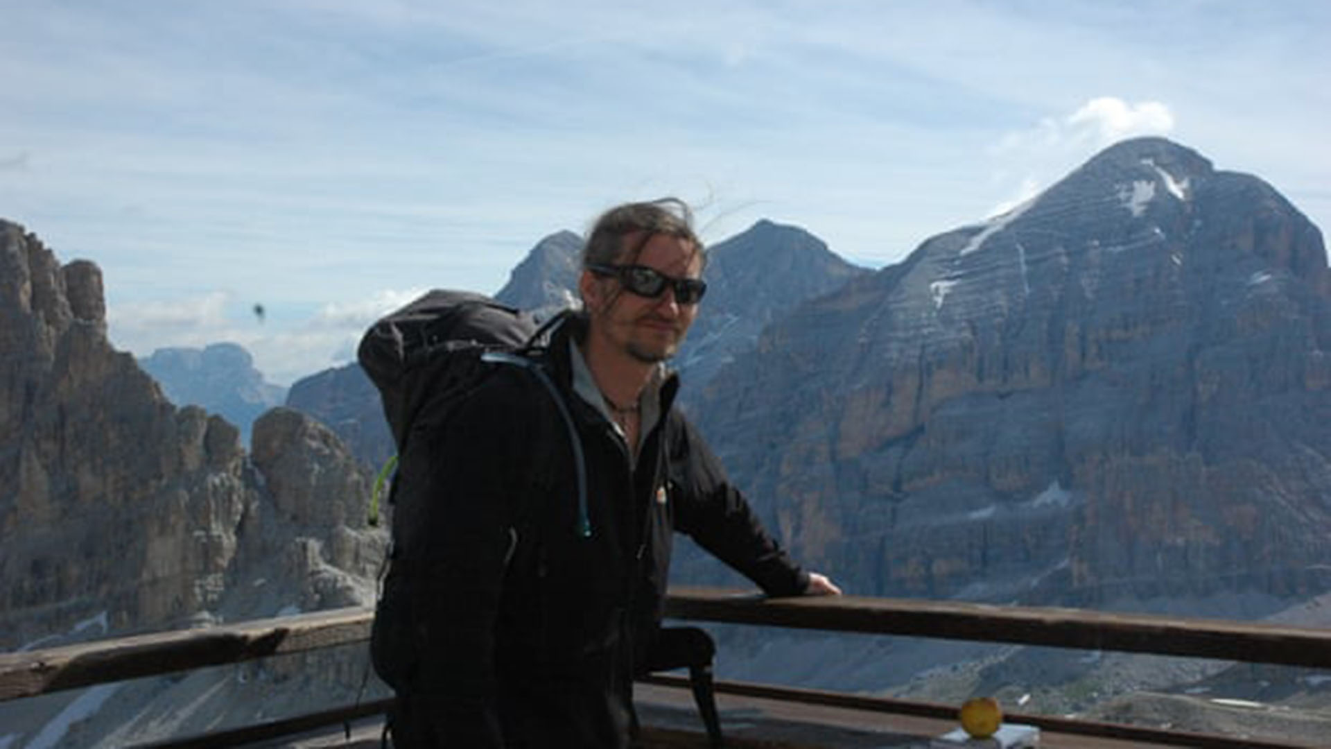 El policía encubierto Mark Kennedy, en uno de sus supuestos viajes como escalador profesional