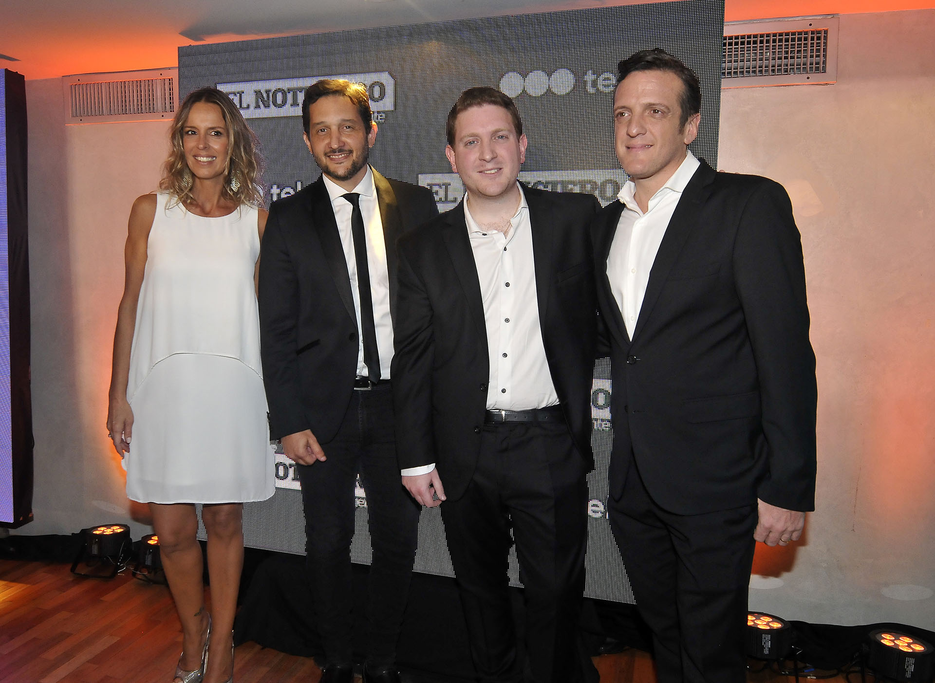 Milva Castellini, Germán Paoloski, Jonatan Viale y Mauro Szeta
