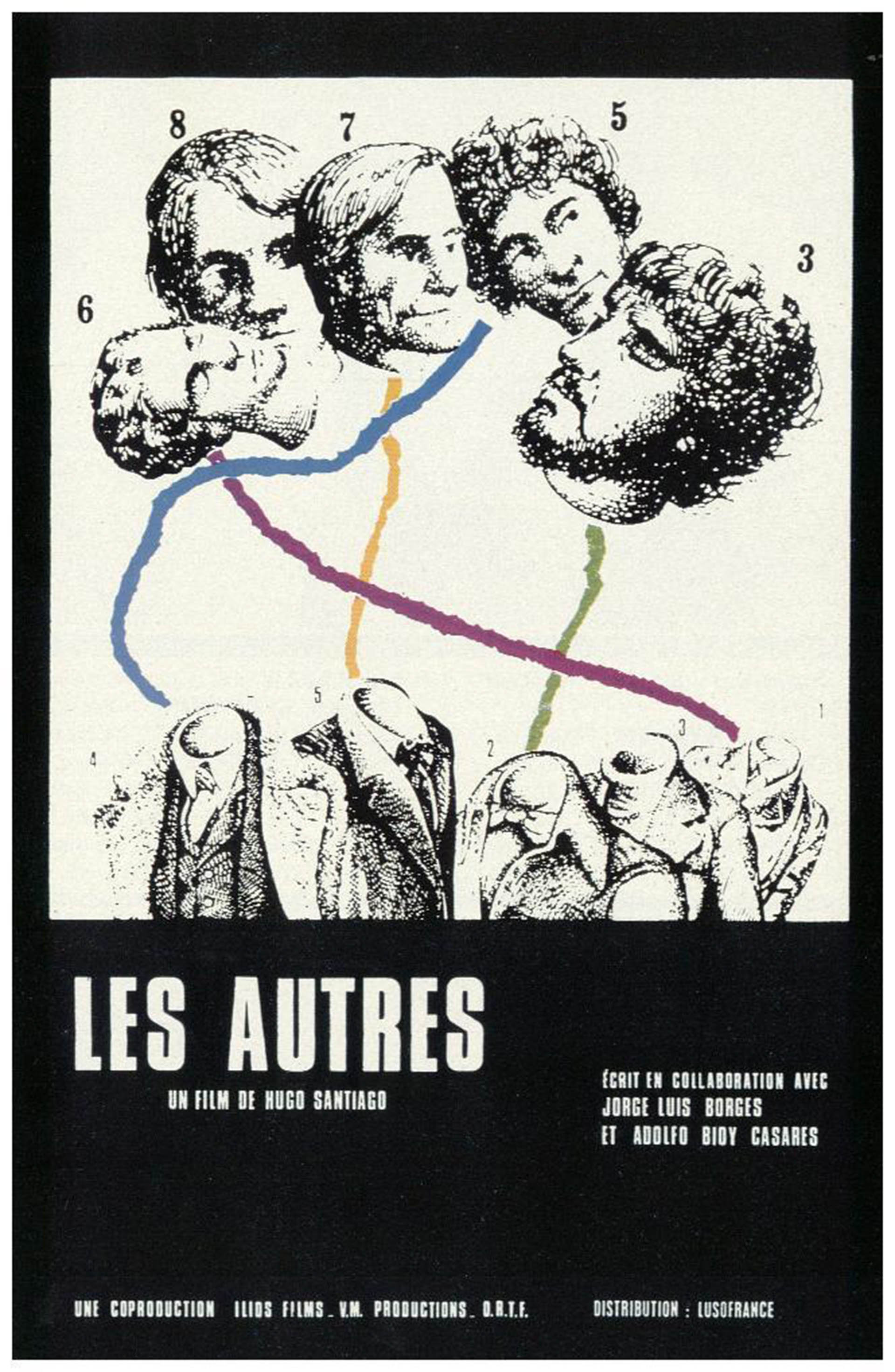 “Les autres”, la película de Hugo Santiago -director de “Invasión”- en la que también colaboraron Borges y Bioy, quienes además, “actuaron” en el film.