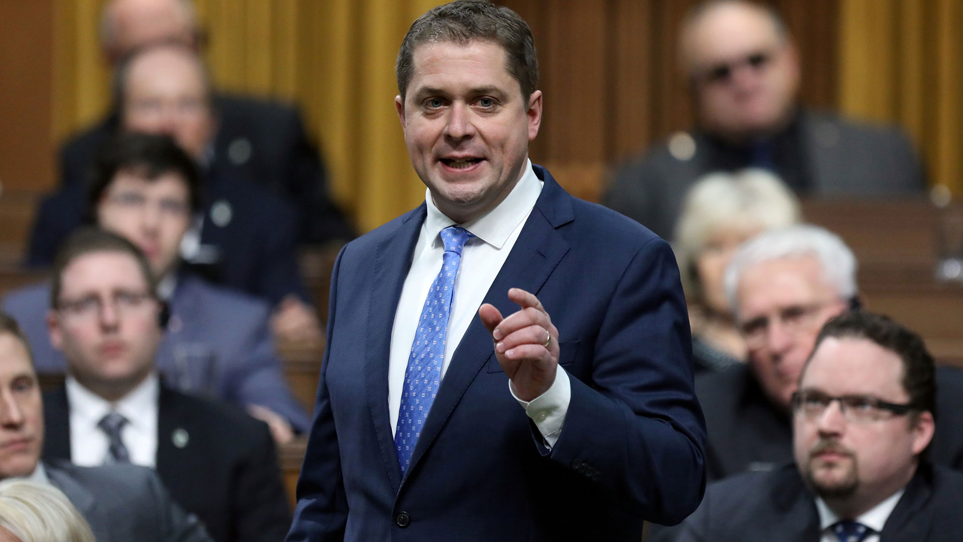 Andrew Scheer, líder del Partido Conservador, principal contrincante de Trudeau (Reuters)