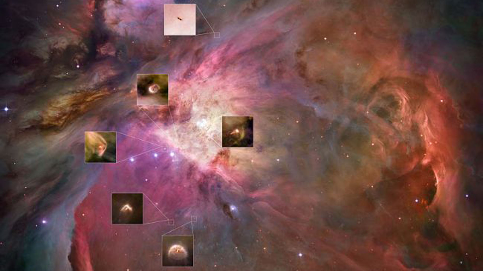 El Hubble pudo demostrar que los discos protoplanetarios de gas y polvo se encuentran en todas partes alrededor de muchas estrellas jóvenes