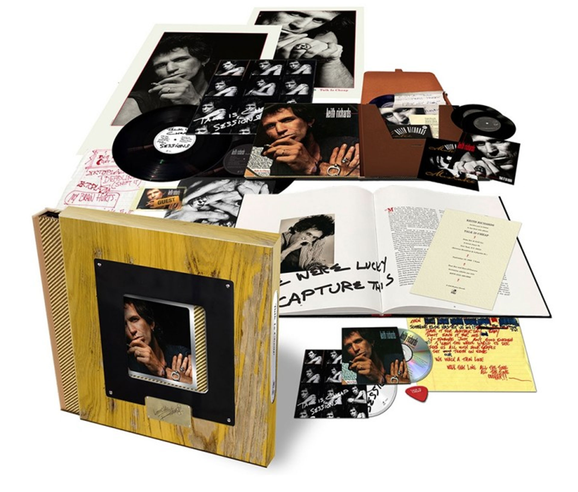 El Box Set Deluxe que salió a la venta con la reedición de Talk is cheap. Foto: Sitio Oficial KR.