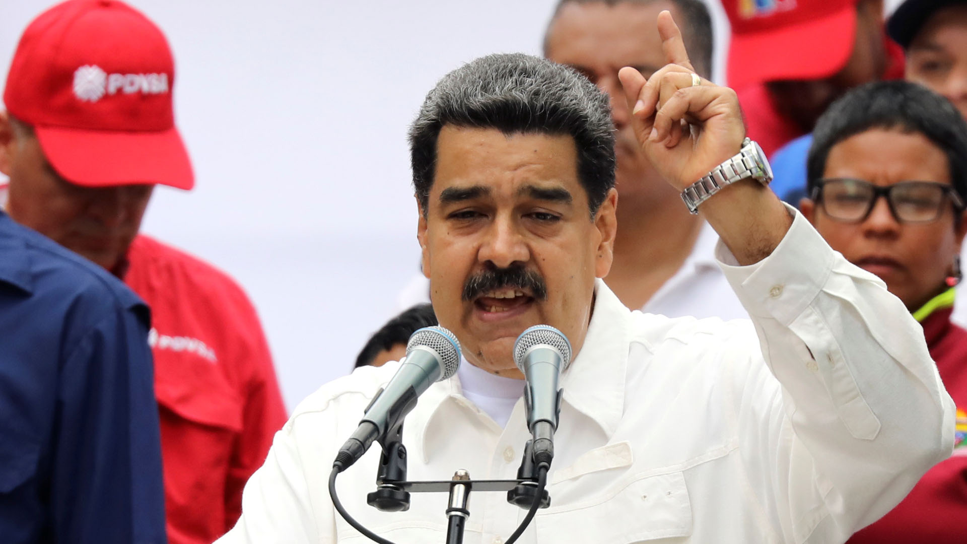 Nicolás Maduro había convocado a marchar este sábado (Reuters)