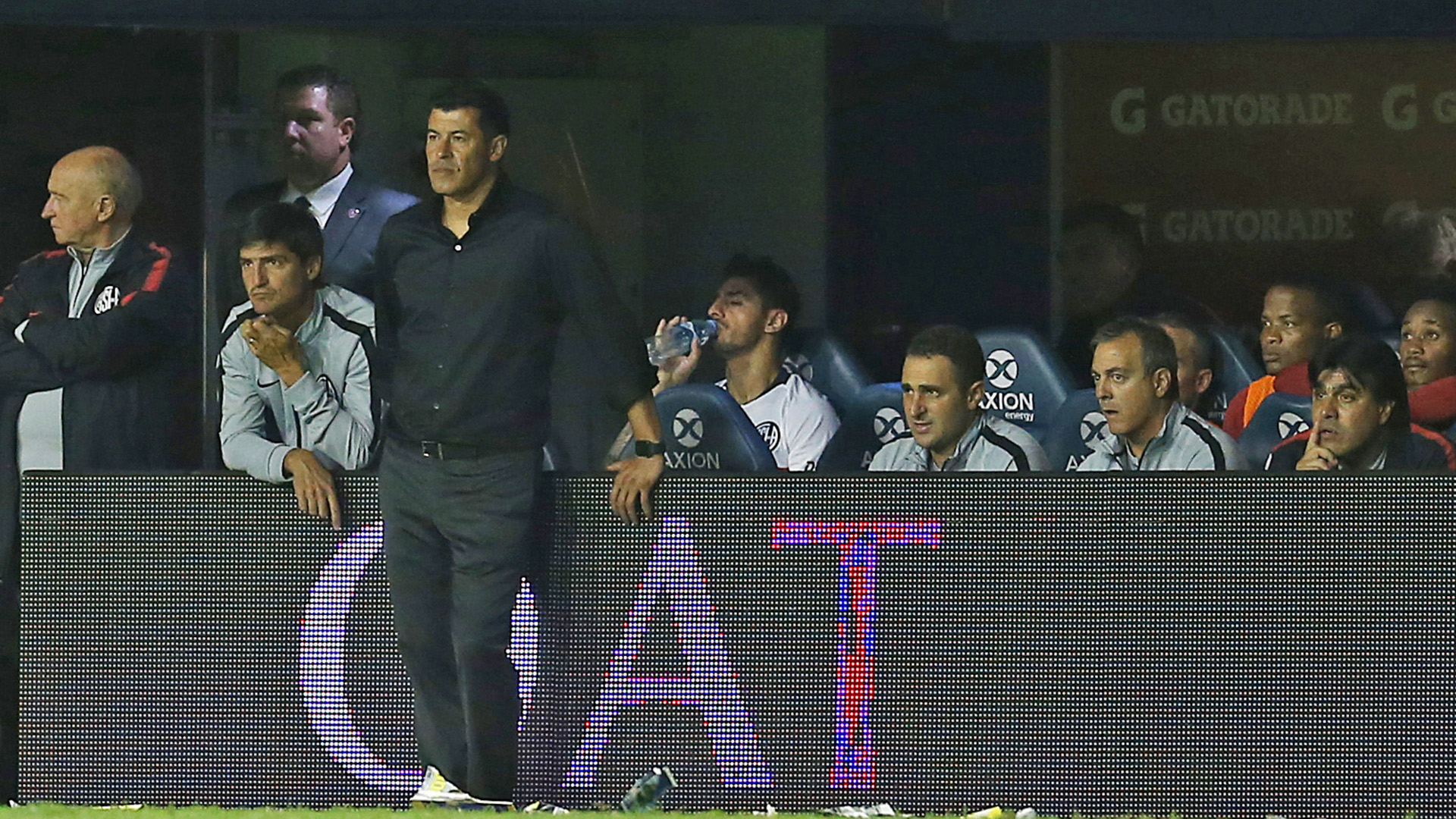 Jorge Almirón no conoce el triunfo desde que se transformó en el entrenador de San Lorenzo. (FotoBaires)