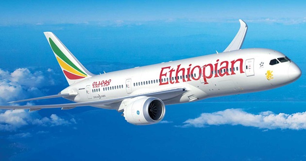 Una aeronave de Ethiopian Airlines