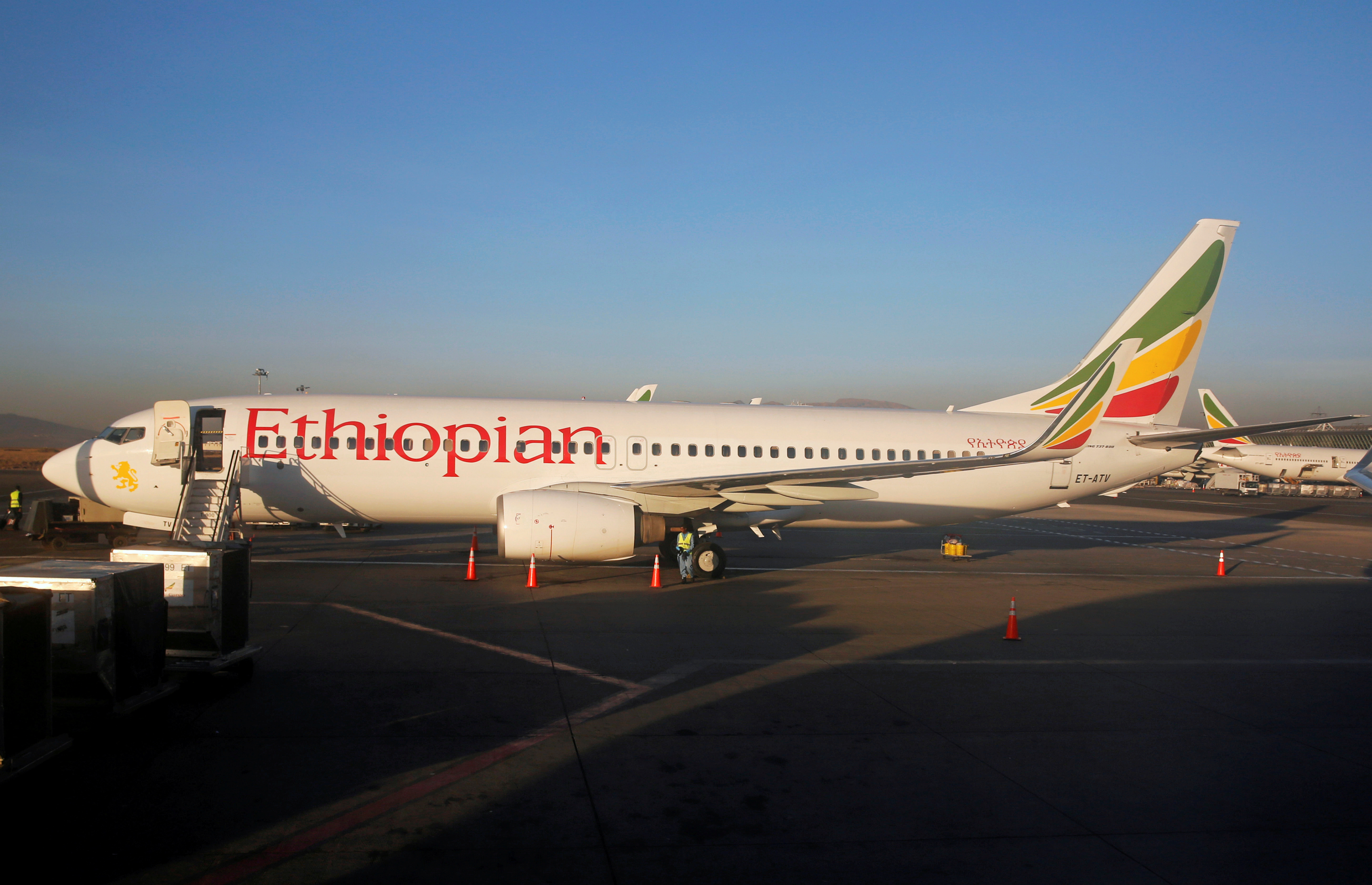 Un Boeing 737-800 de la misma aerolínea en el aeropuerto de Adís Adeba (Reuters)