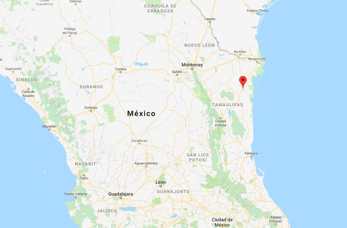 San Fernando está a unos kilómetros de la frontera con EEUU. (Foto: Google maps)