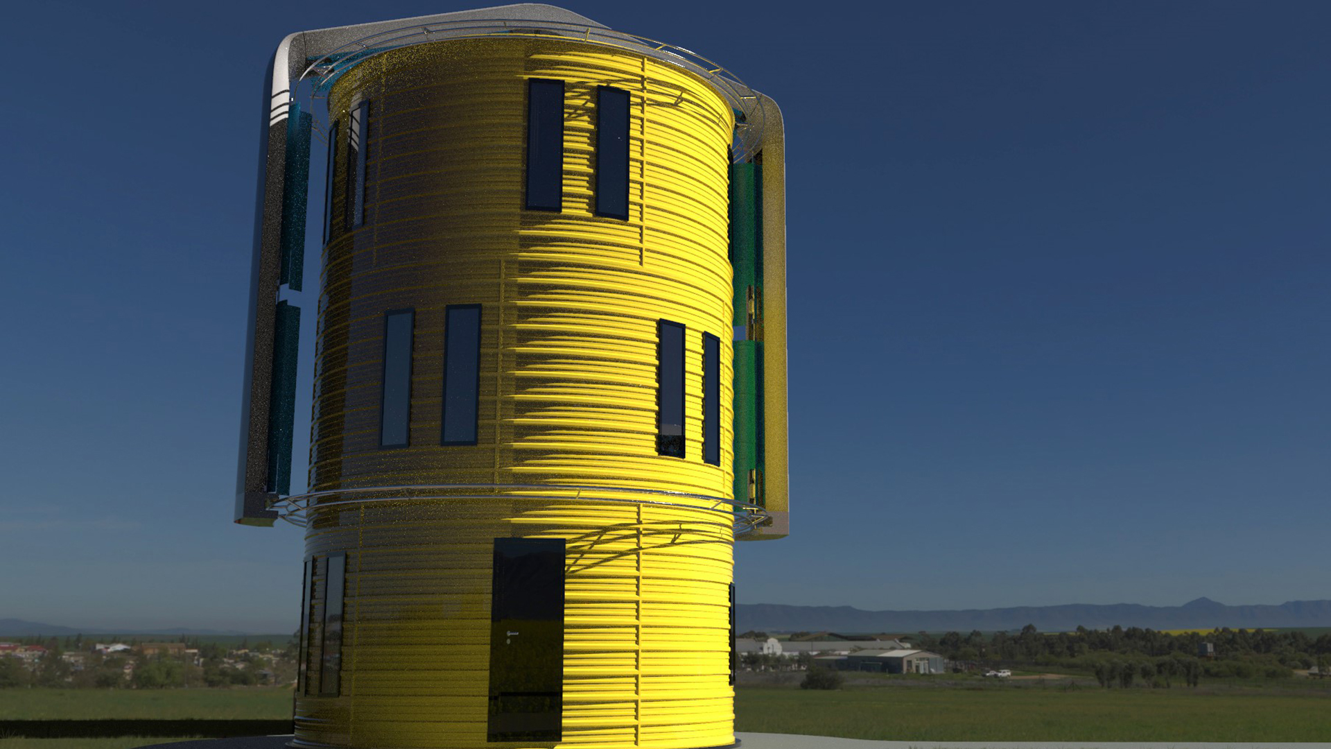 El proyecto preferido de Giovani es el que realiza junto a Tango Winds, quienes desarrollaron una nueva tecnología de generación eólica