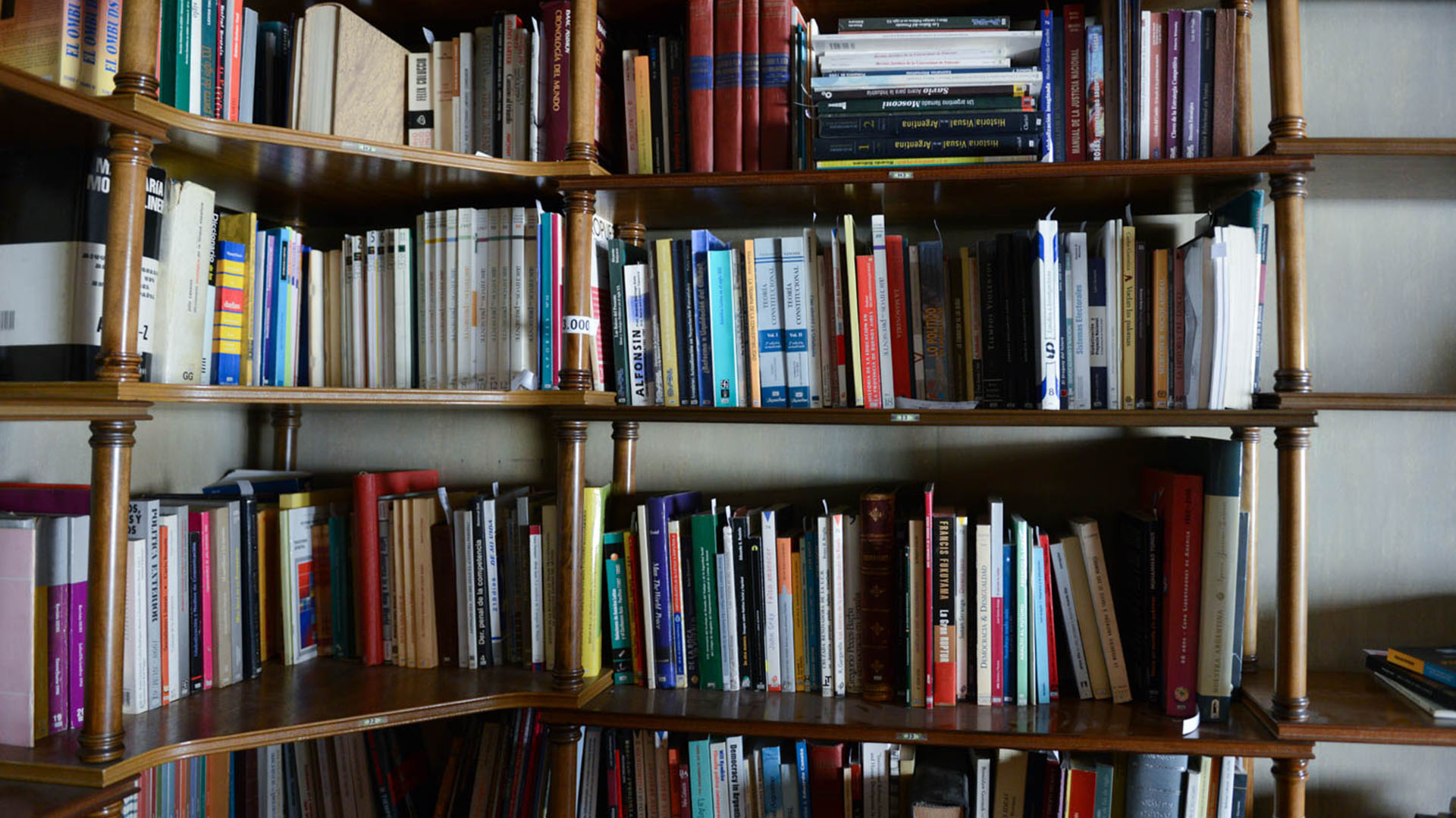 La Biblioteca de Alfonsín que donó su familia (Prensa: BNMM)