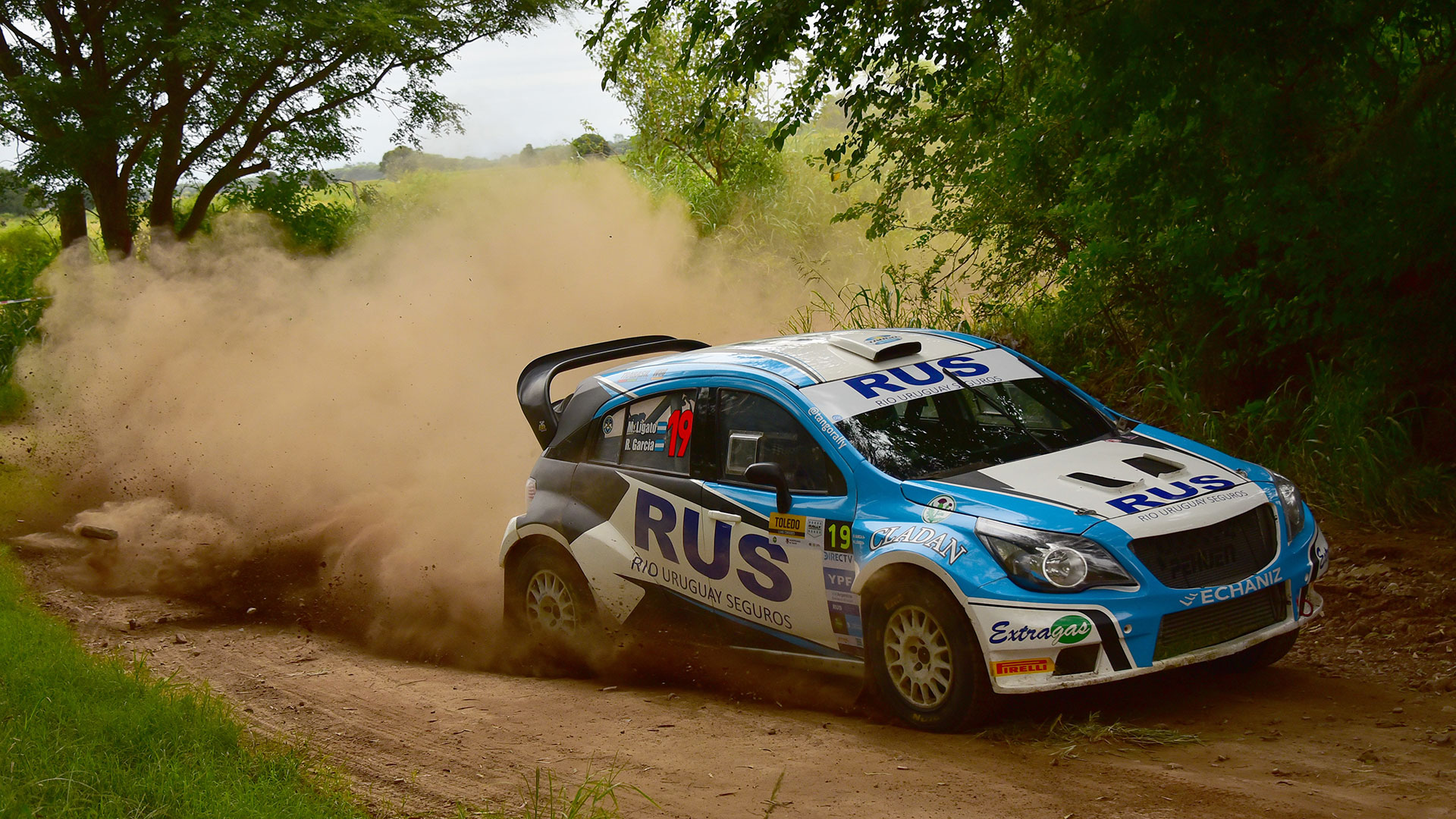 Ligato en acción: se quedó con el triunfo en la apertura del campeonato corrida en Toledo, provincia de Córdoba (Foto: Prensa Rally Argentino)