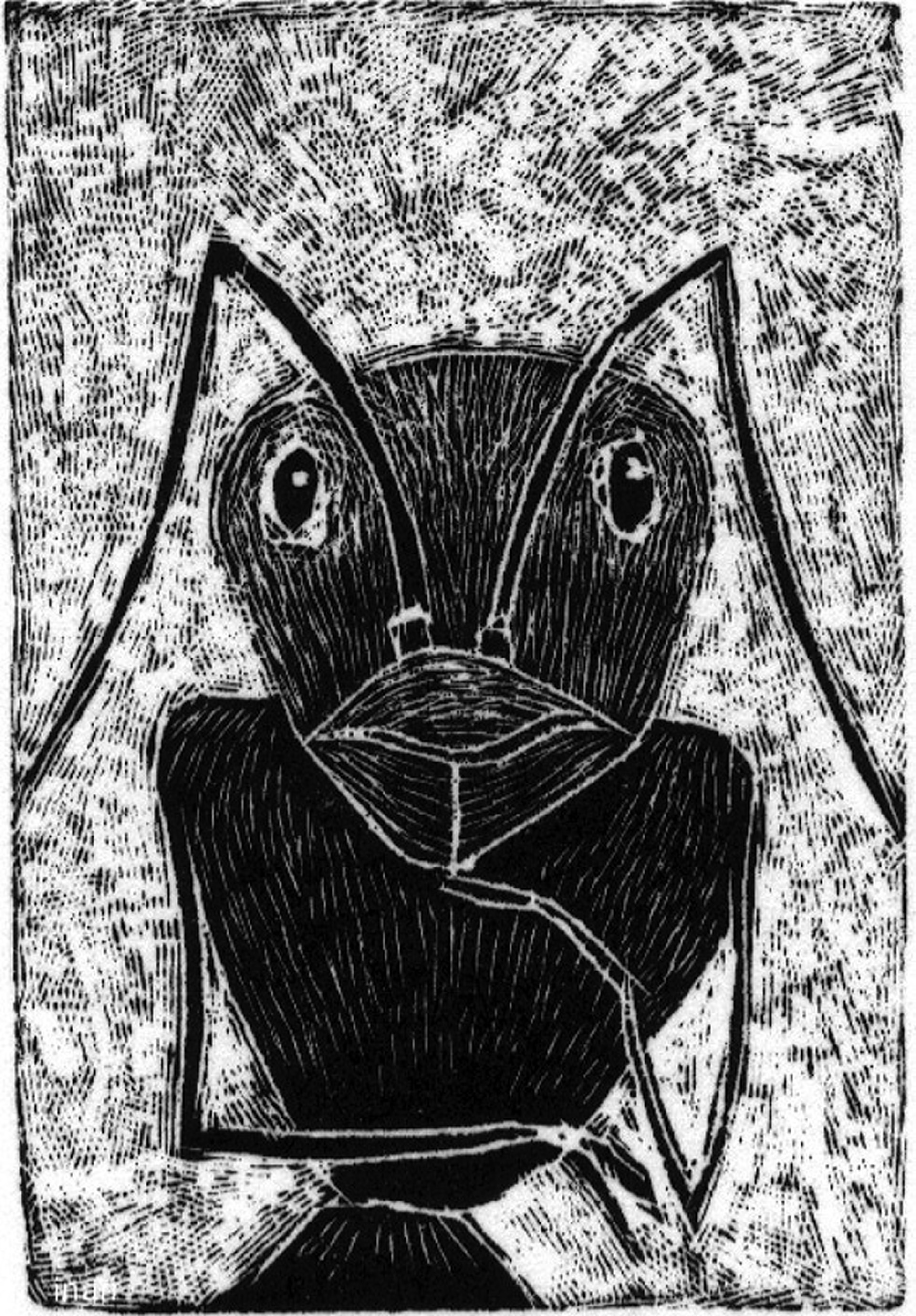 Insecto pensante, incluido en el libro. Las ilustraciones del libro de Inari Khron, hermana de la autora