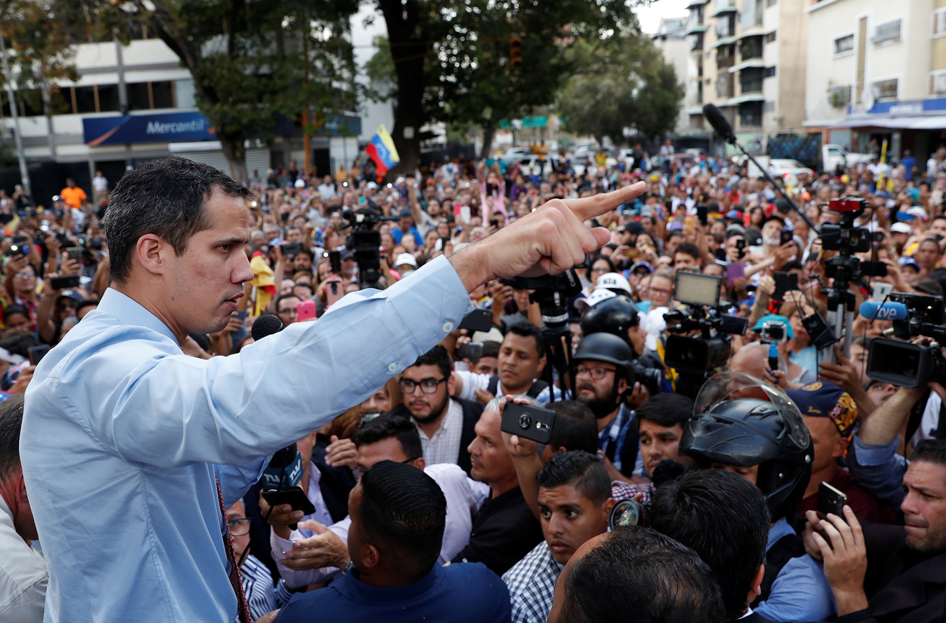 Juan Guaidó, presidente interino de Venezuela (REUTERS/Carlos Garcia Rawlins)