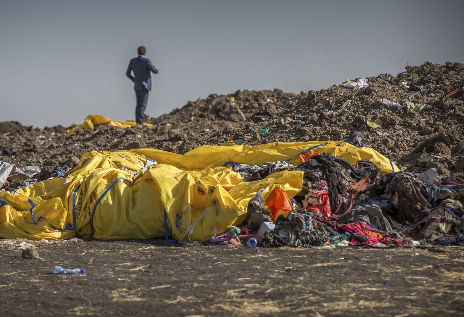 El Boeing 737 Max 8 de Ethiopian Airlines se estrelló poco después del despegue (Foto: AP)