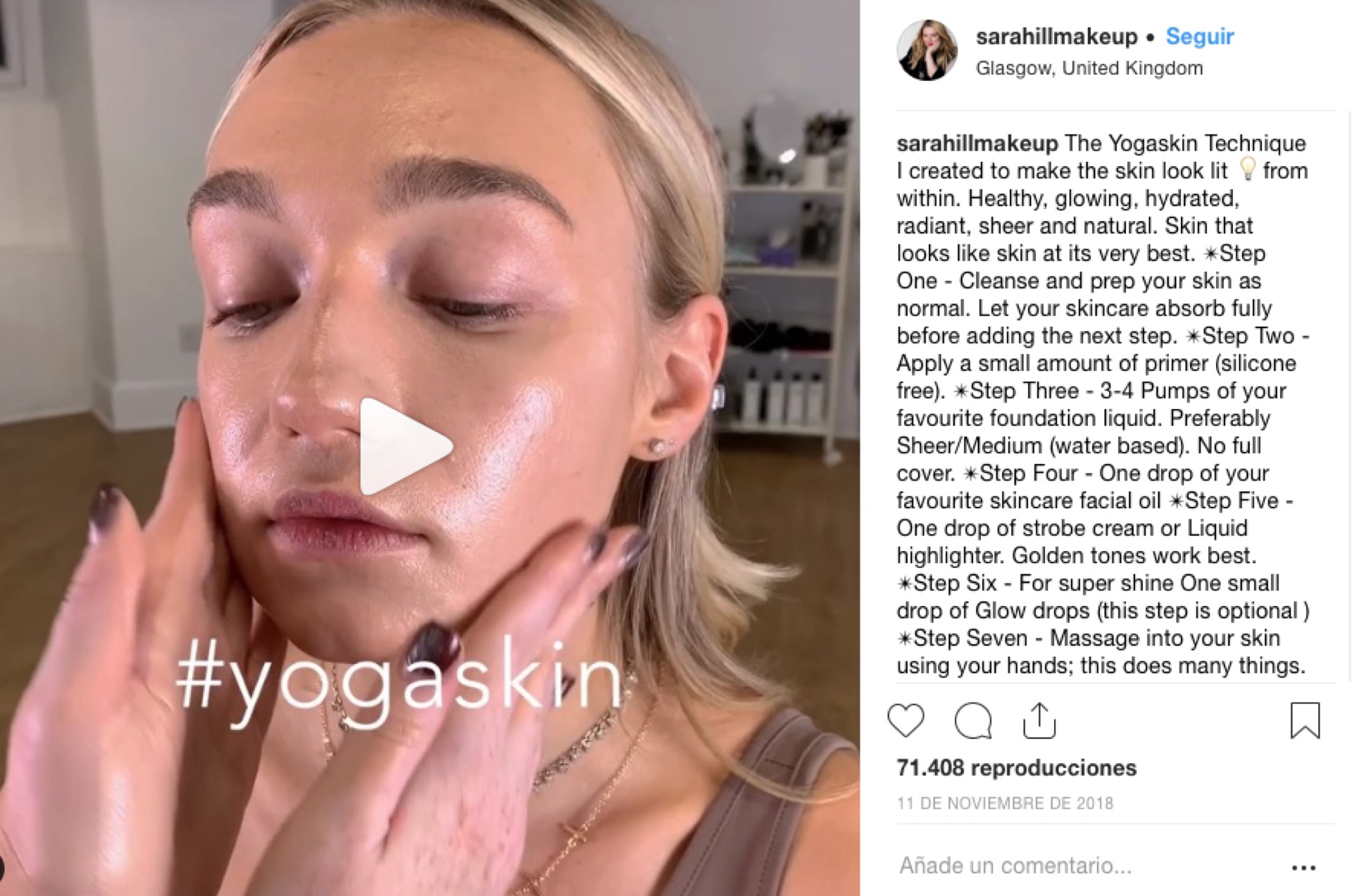 #PARA TI - YOGA SKIN 5 - Belleza - INSTAGRAM PERSONAL