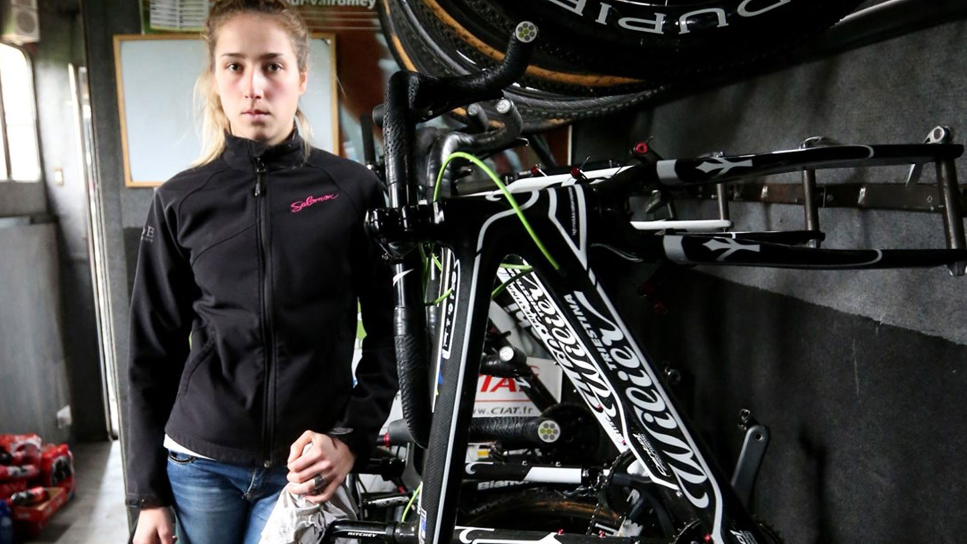 La ciclista Femke Van den Driessche