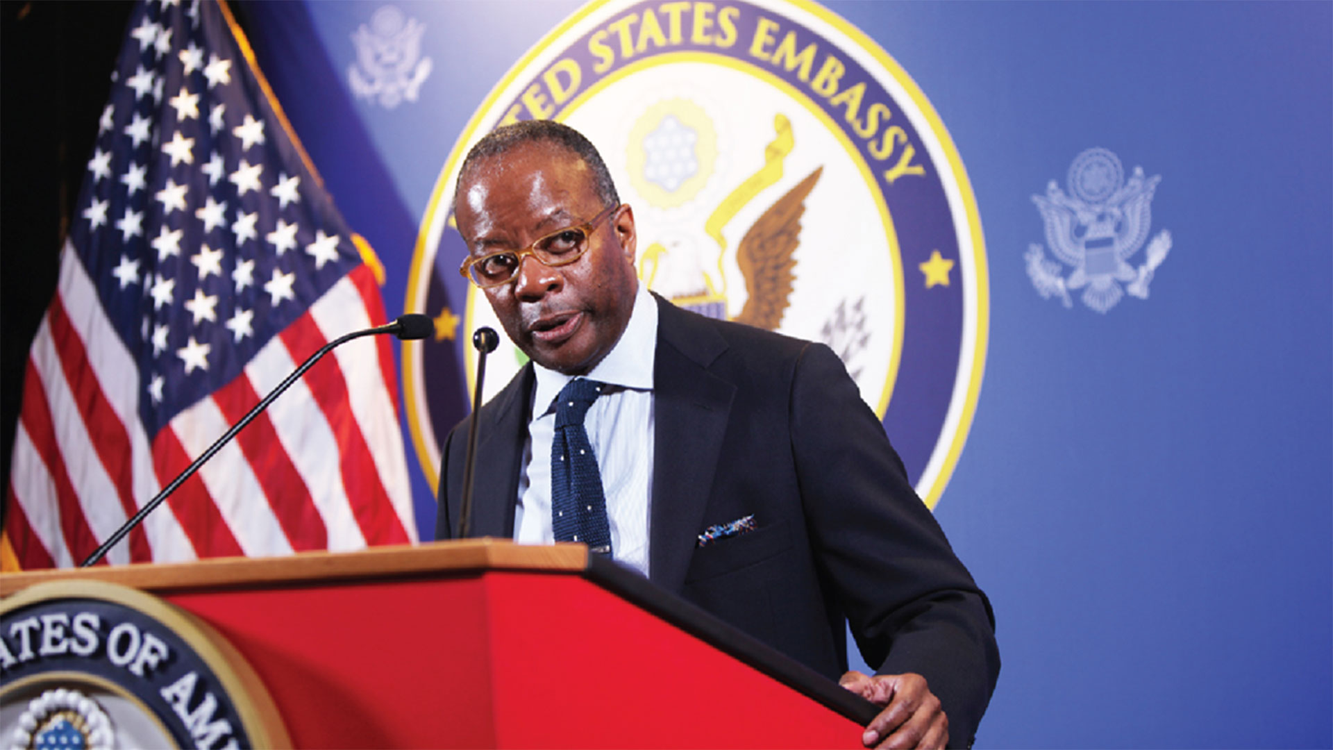 Todd Robinson, asesor principal para América Central de la Oficina de Asuntos del Hemisferio Occidental del Departamento de Estado de los EEUU (AFP)