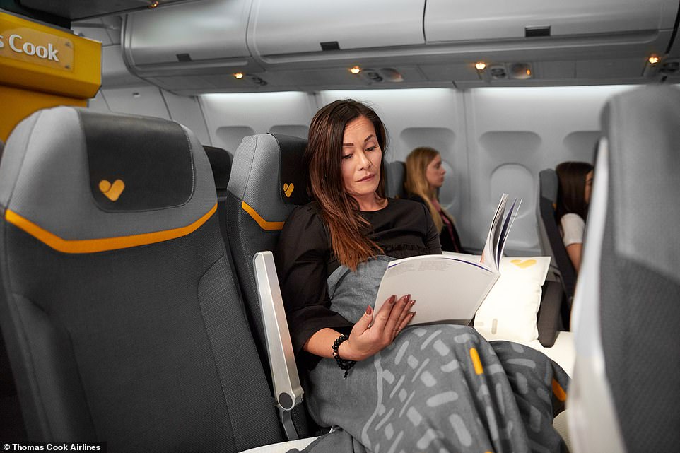 El asiento está disponible para adultos y niños mayores de 12 años (Foto: @Thomas Cook Airlines)