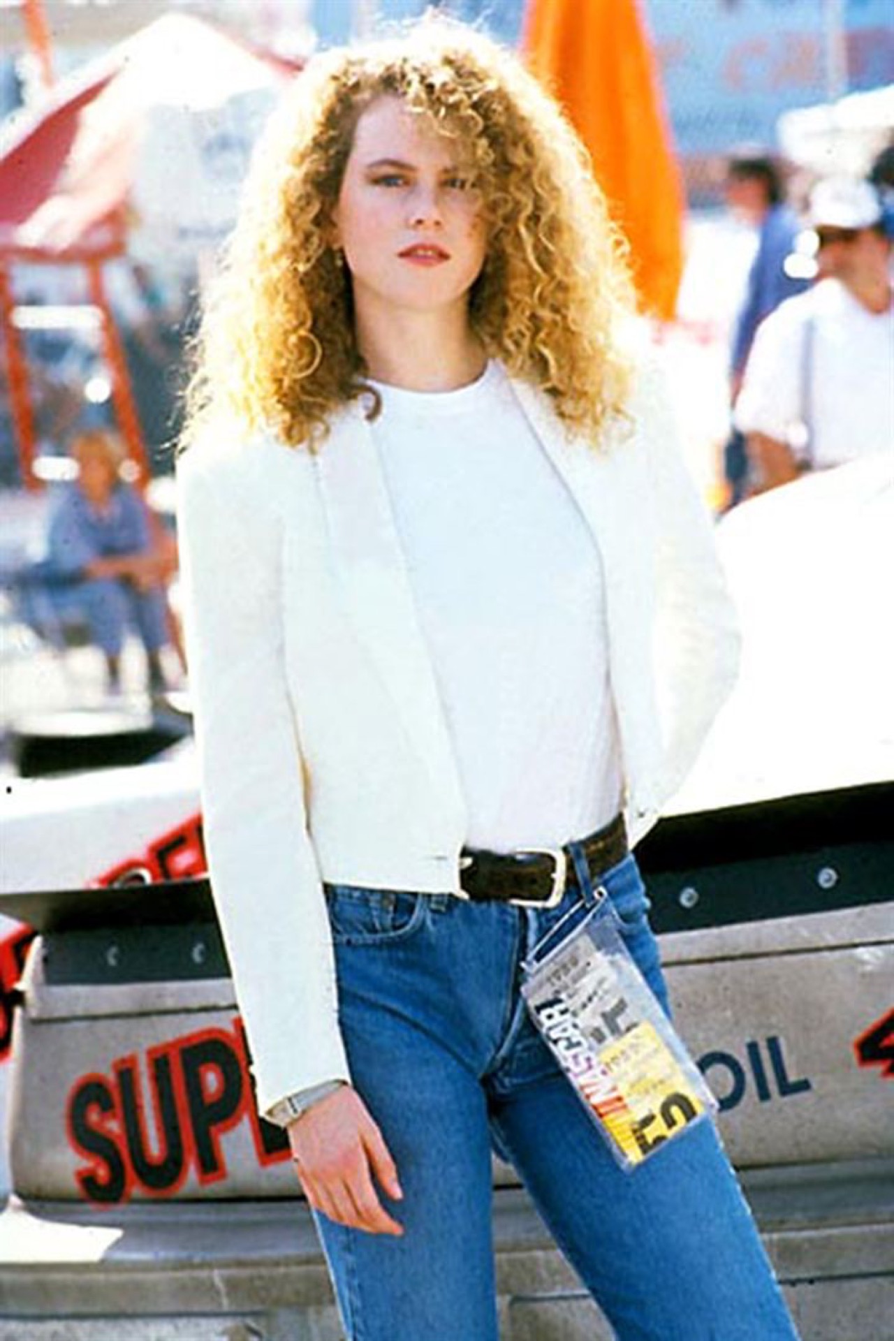 Nicole Kidman en Días de Trueno, en 1990.
