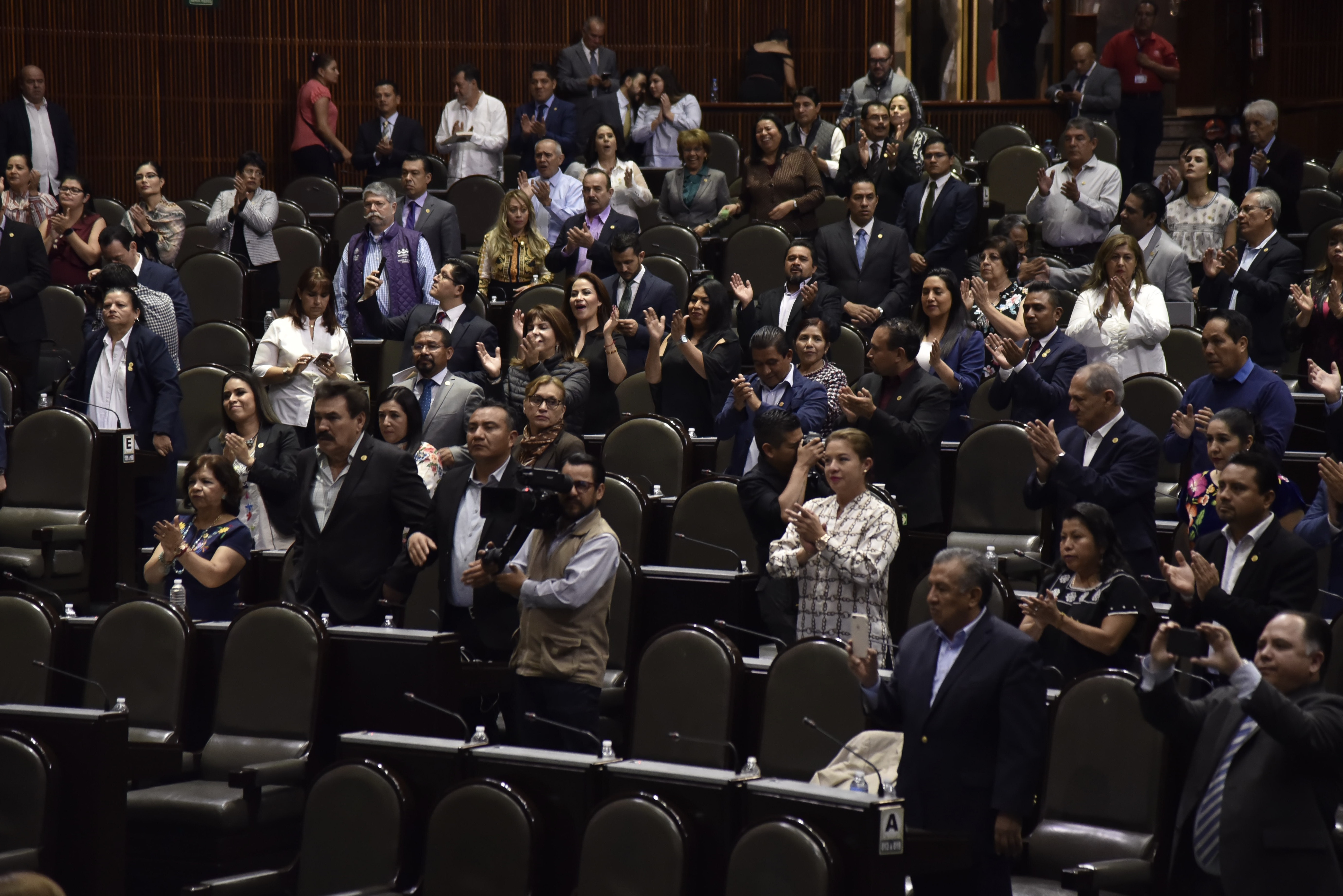 Se realizó la Declaratoria de Reforma Constitucional en materia de Guardia Nacional durante la Sesión Ordinaria de la LXIV Legislatura de la Cámara de Diputados. FOTO: MARIO JASSO /CUARTOSCURO.COM