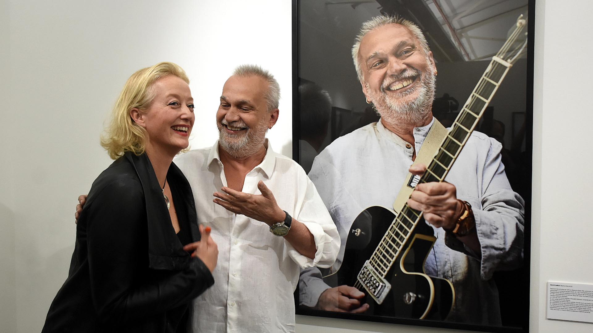 David Lebon junto a Scarlet (Nicolás Stulberg)