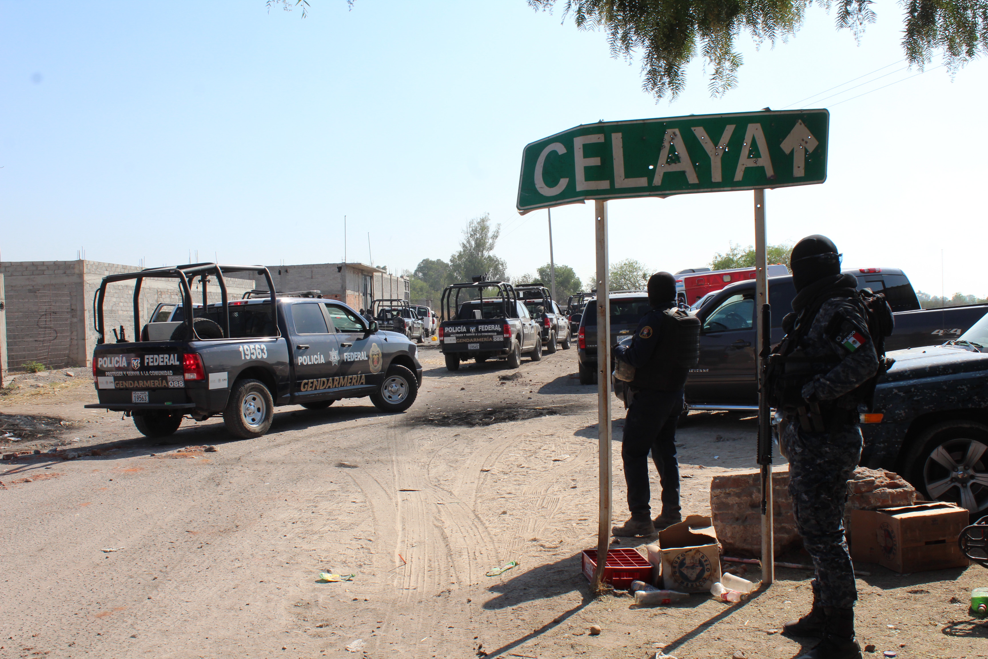 El operativo ” Golpe de Timón”, que se implementó desde hace semanas en la comunidad de Santa Rosa de Lima (Foto: ALEJANDRO ROJAS /CUARTOSCURO)