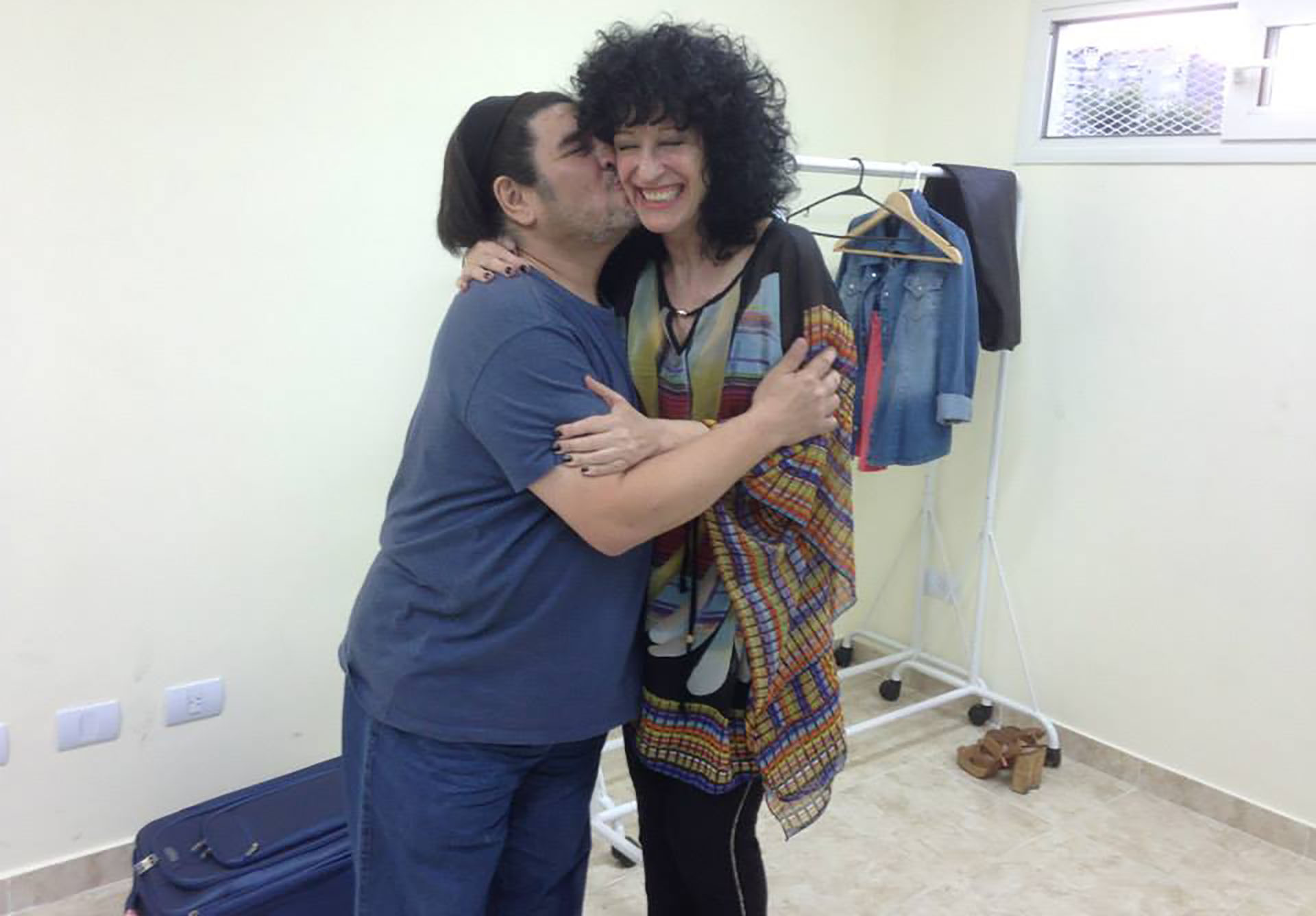 Fabián Matus con Julia Zenko (Facebook)