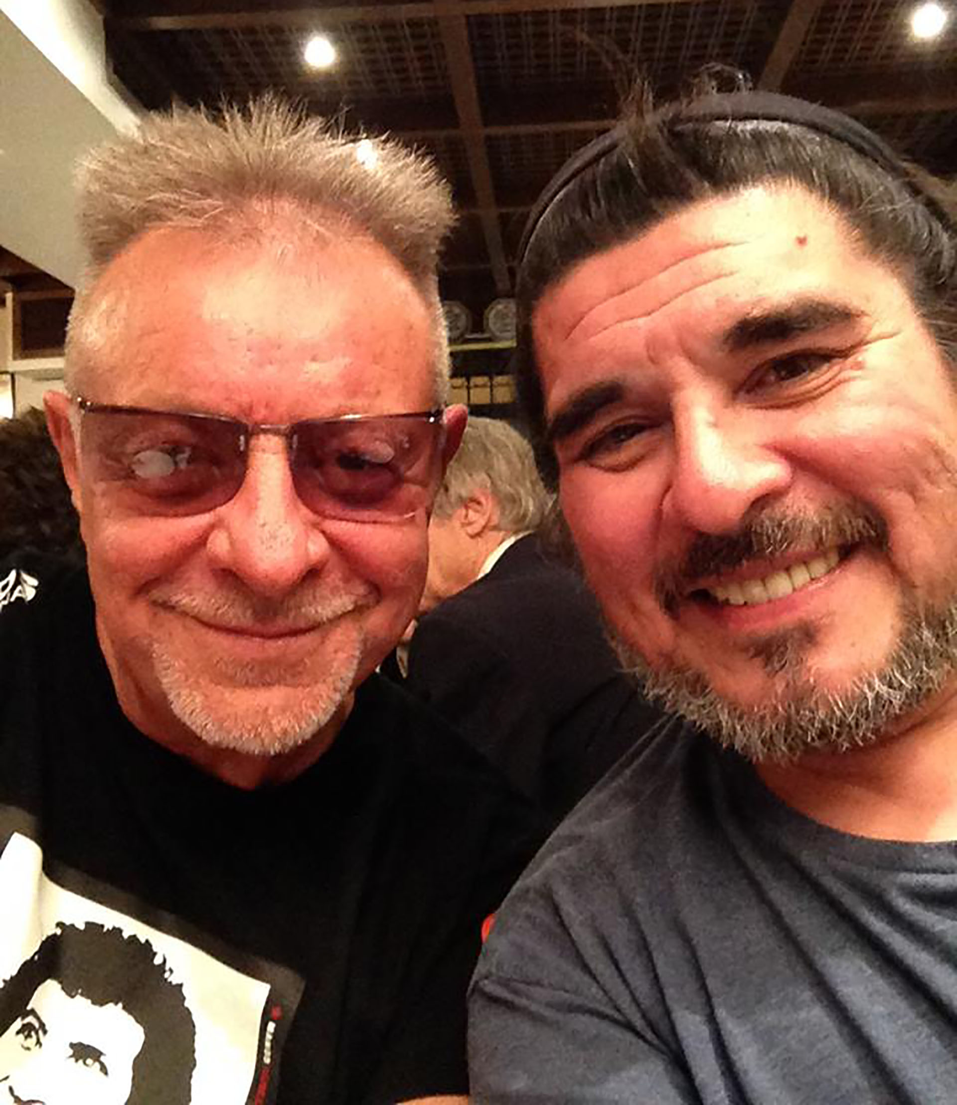 Fabián con León Gieco (Facebook)