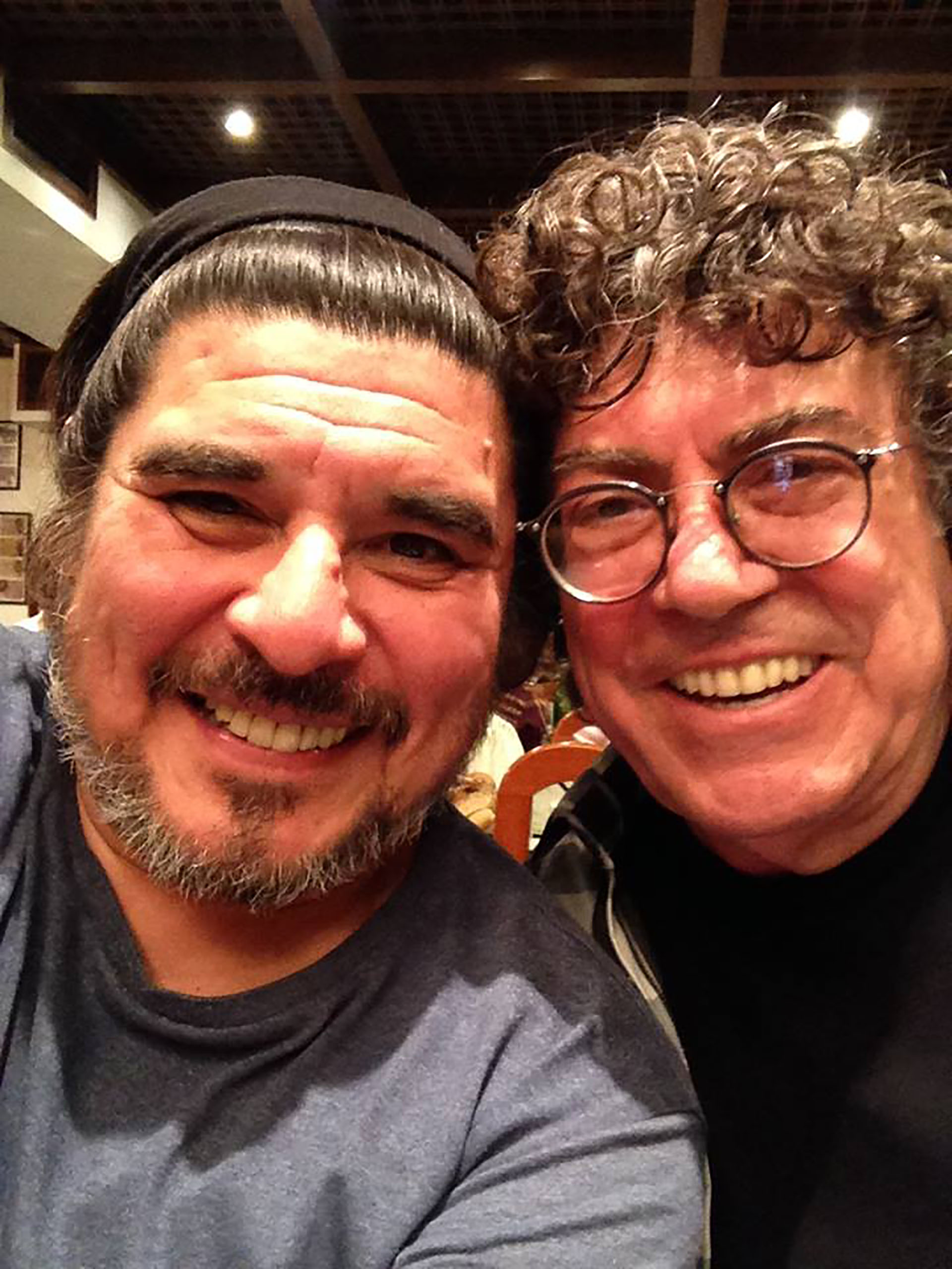 Fabián con Piero (Facebook)