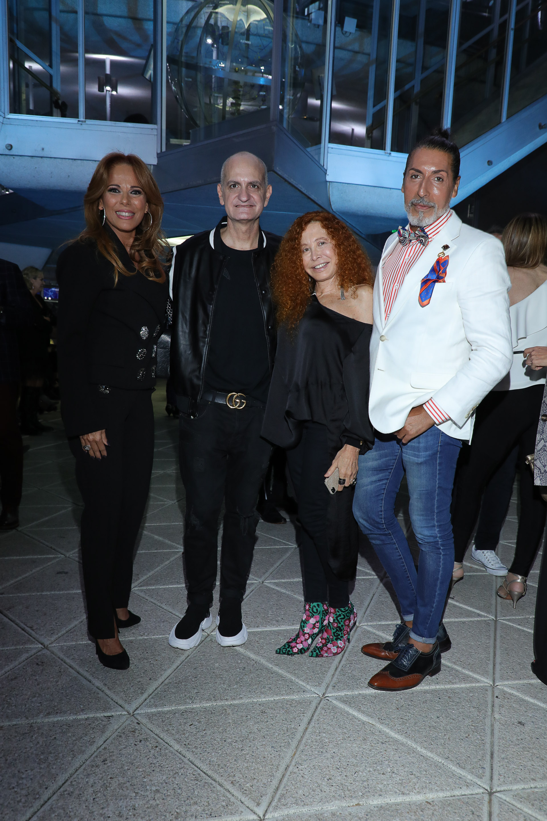 Iliana Calabró, Laurencio Adot, Maureene Dinar y César Juricich