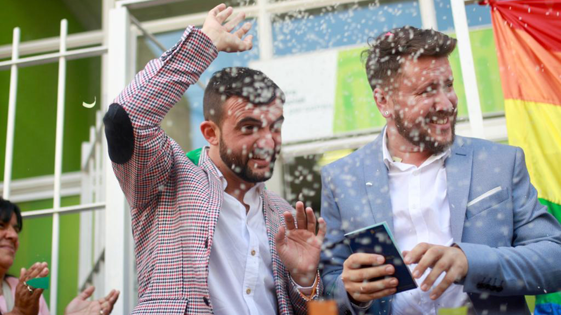 A la ceremonia sólo asistieron amigos y familiares