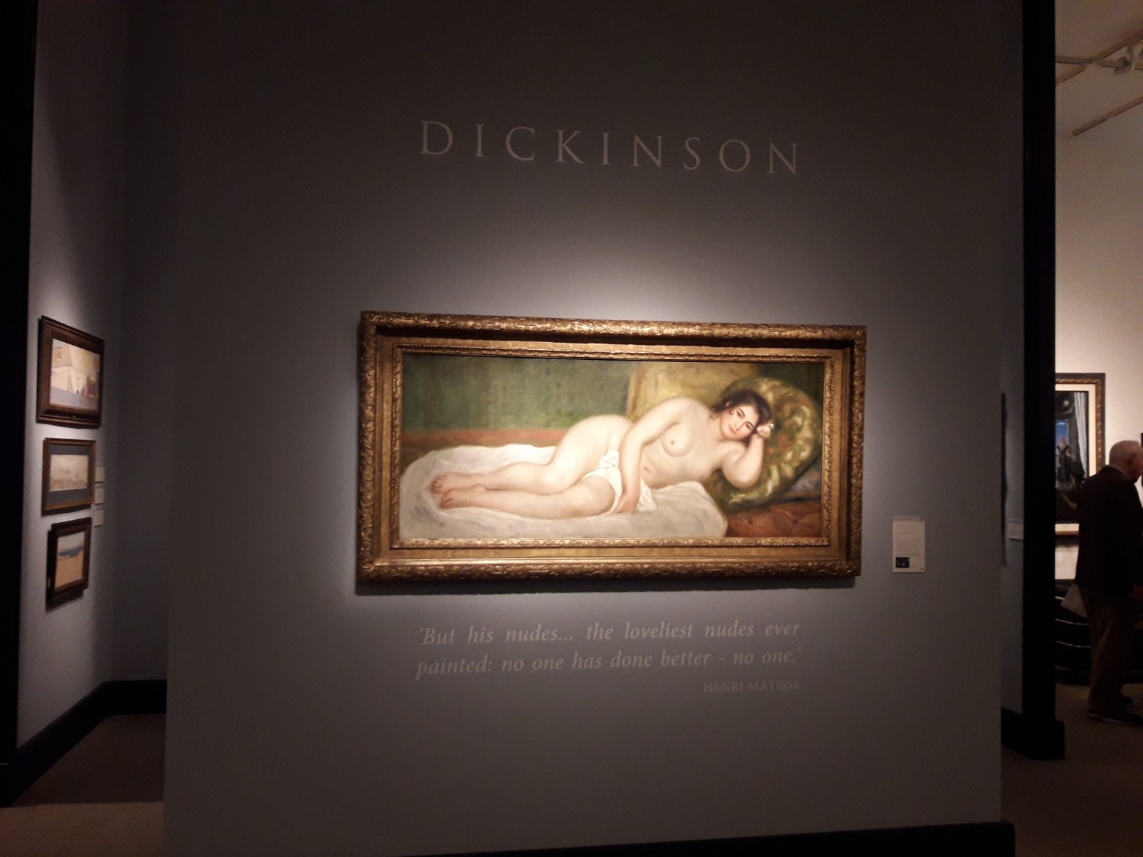 “Femme nue couchée”, de Renoir, en Dickinson