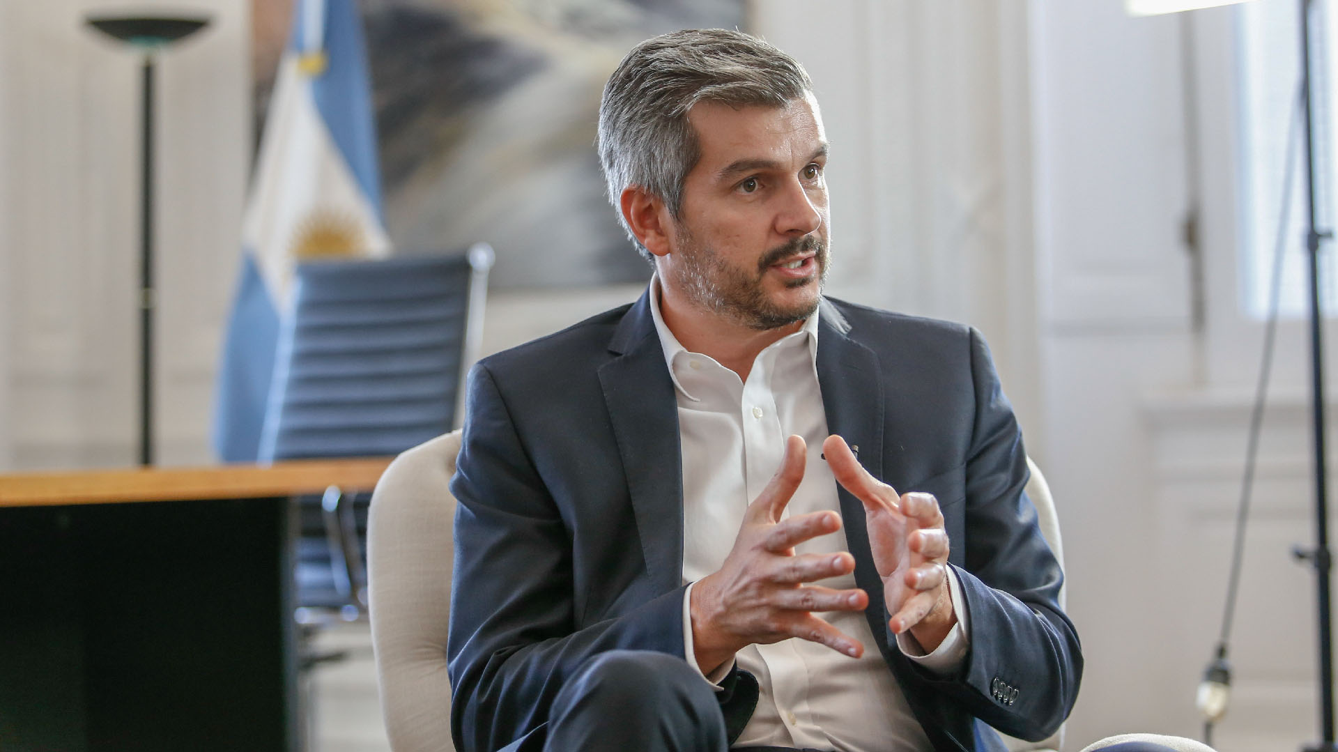 La campaña nacional, a cargo de Marcos Peña (Nicolás Aboaf)