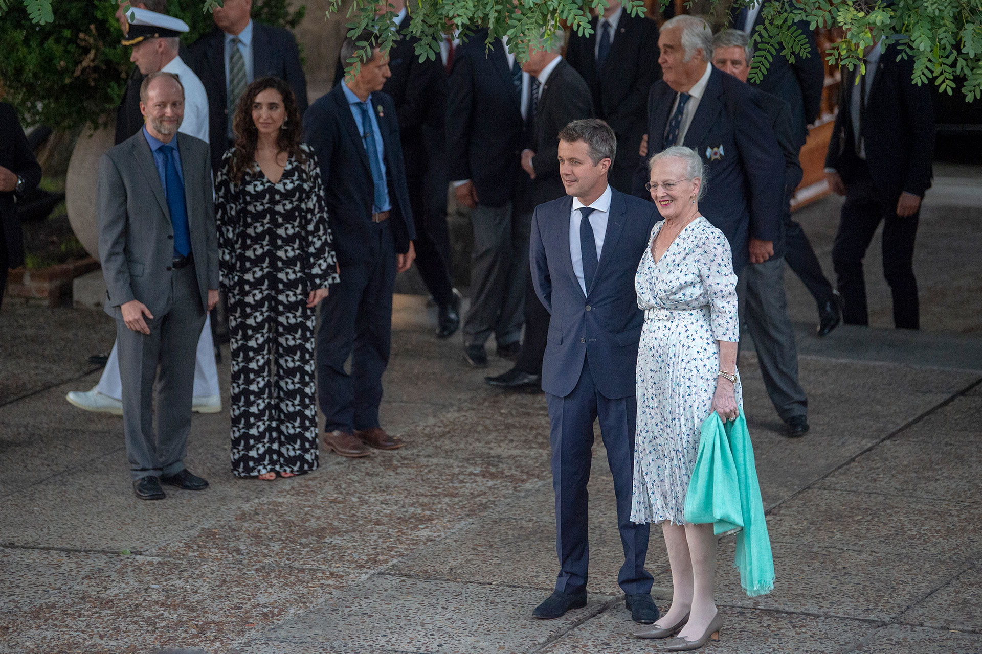 La recepción fue parte de las actividades del día 1 de las visita de Estado