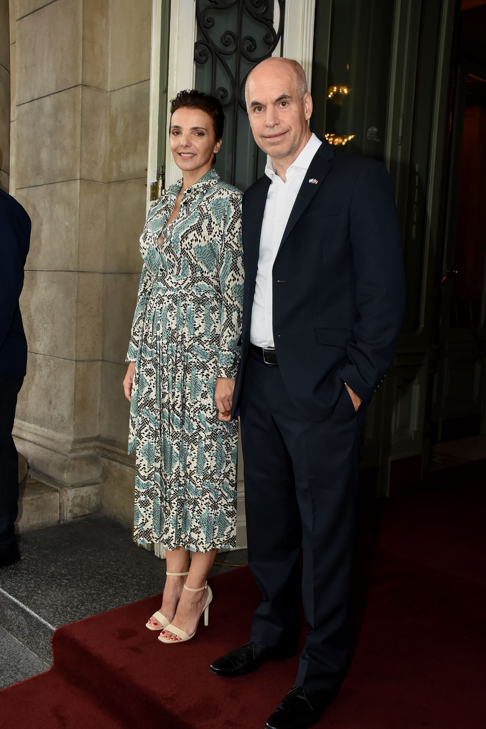 Horacio Rodriguez Larreta junto a su esposa Bárbara Diez