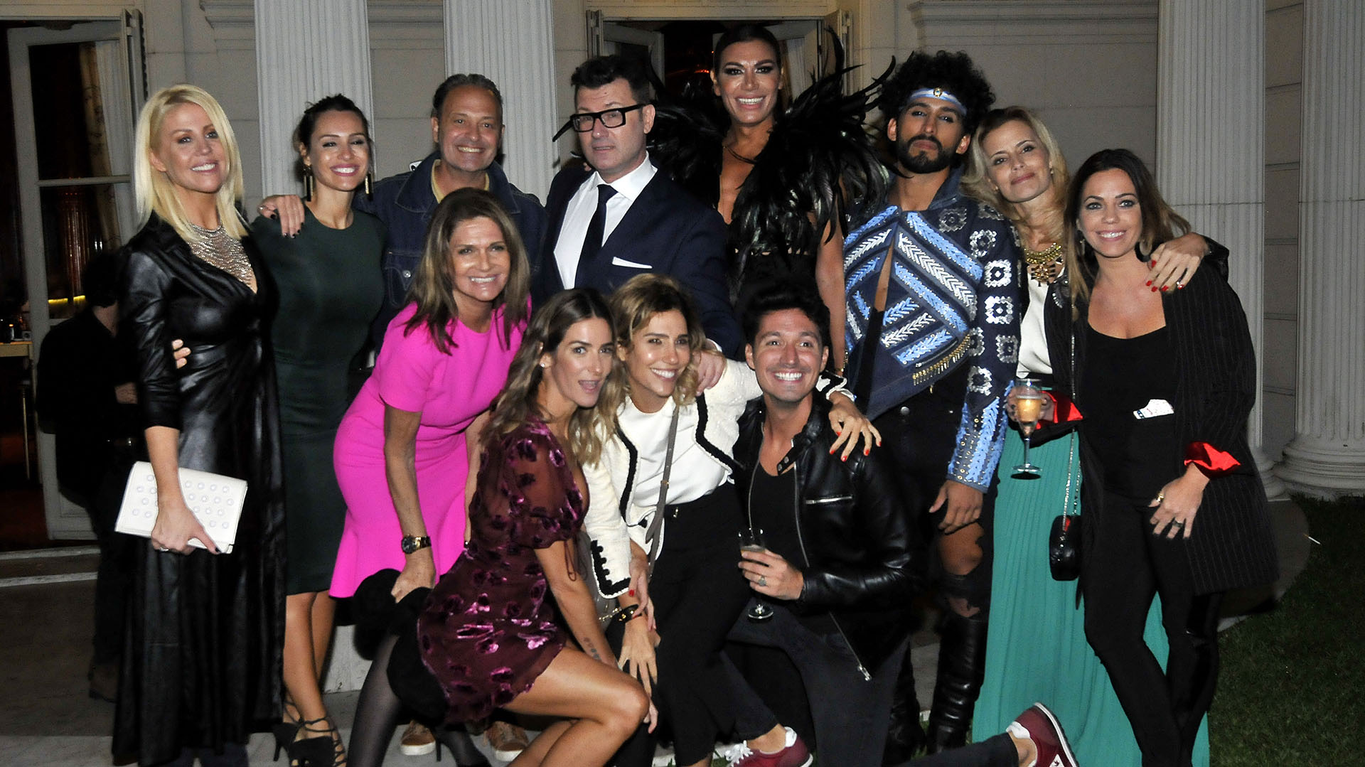 Oliveri estuvo acompañado por muchas celebridades en el evento