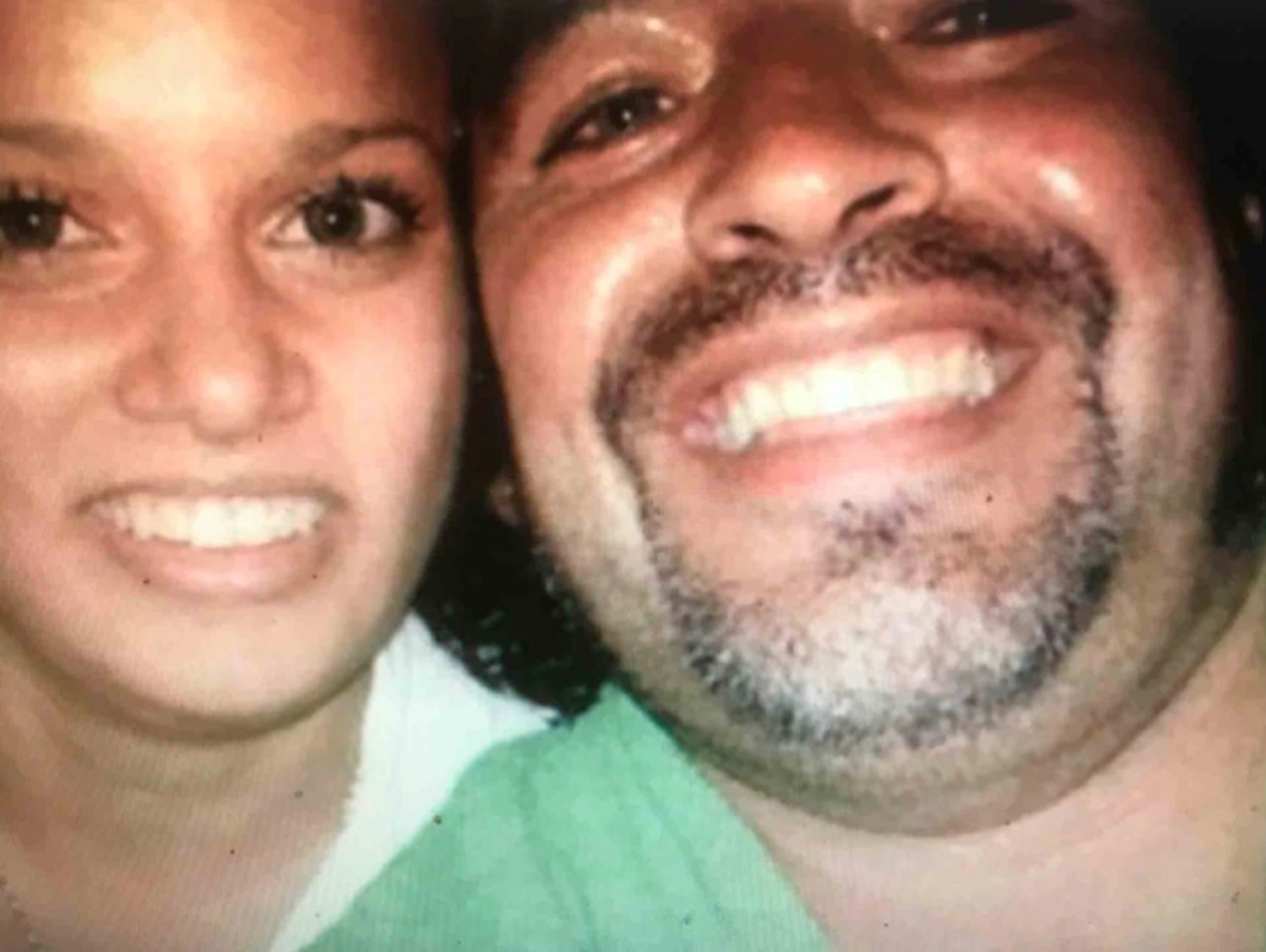 Diego Maradona estuvo en pareja con la cubana Adonay Fruto (Foto: revista Interviú)