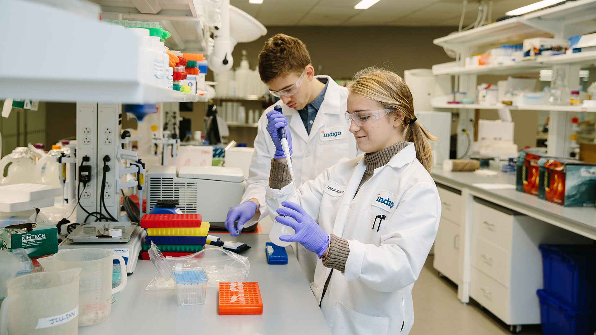El proceso de detección de microorganismos comienza en el laboratorio