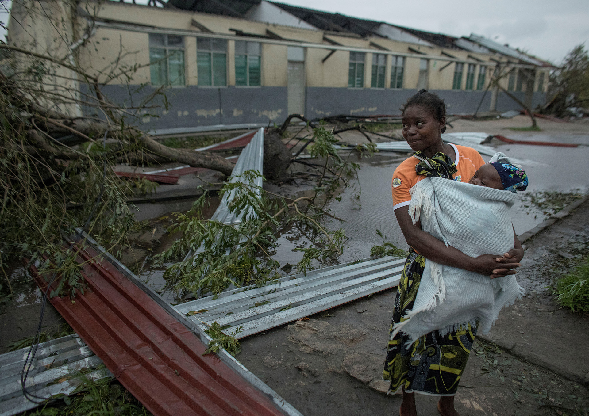 Las secuelas del ciclón Idai se muestran en Beira, Mozambique, el 16 de marzo de 2019.
