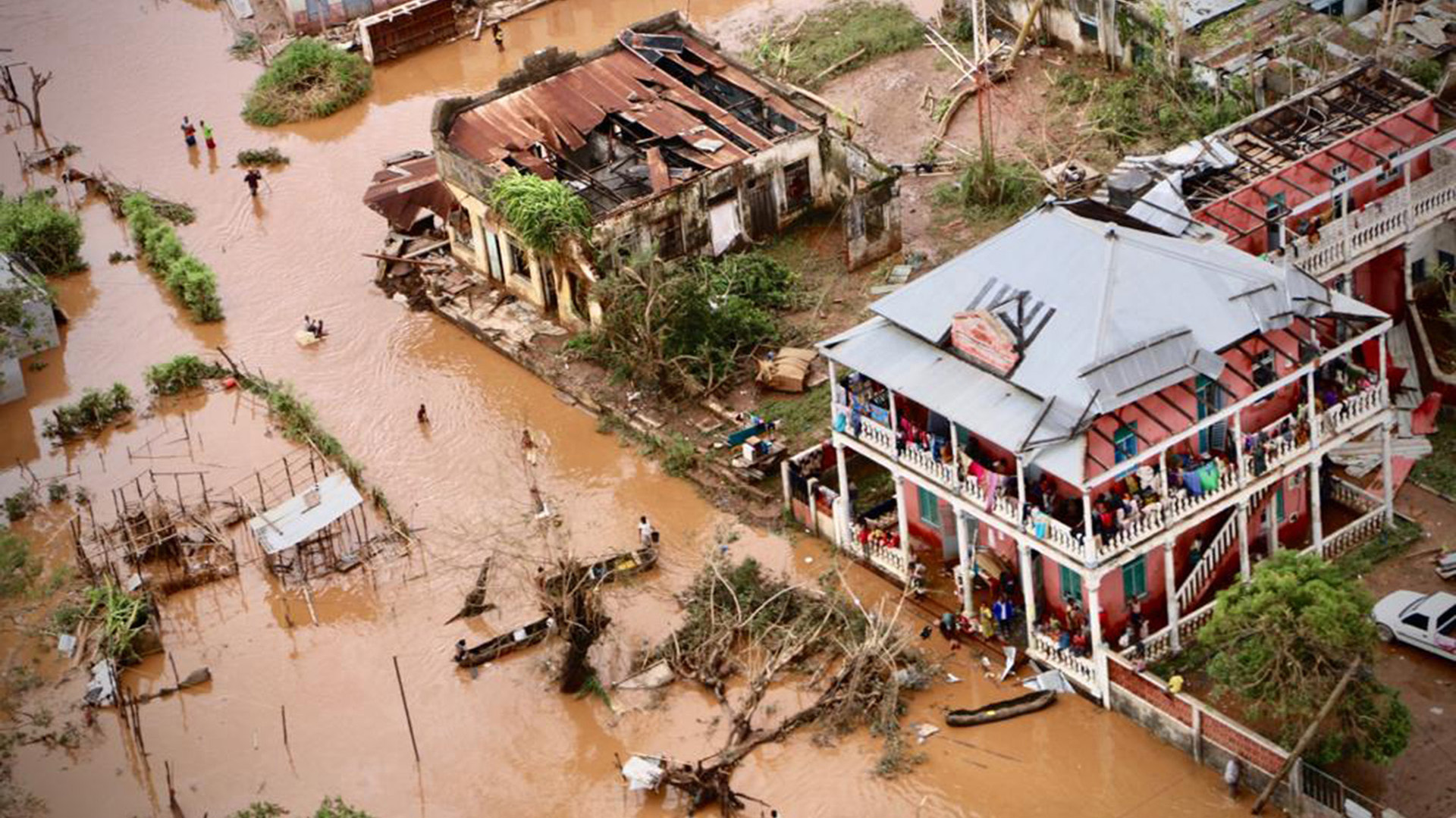 Mozambique fue el primer país afectado por el ciclón Idai (AFP)