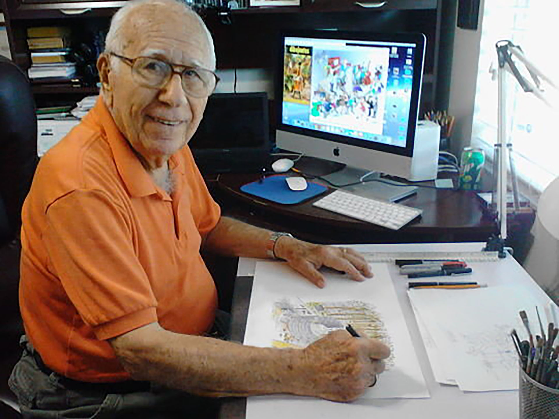 Osvaldo Laino y las historietas de Battaglia: “La fortuna golpeó a mi puerta, ya que compartí con él parte de sus últimos años cuando residíamos en New York”