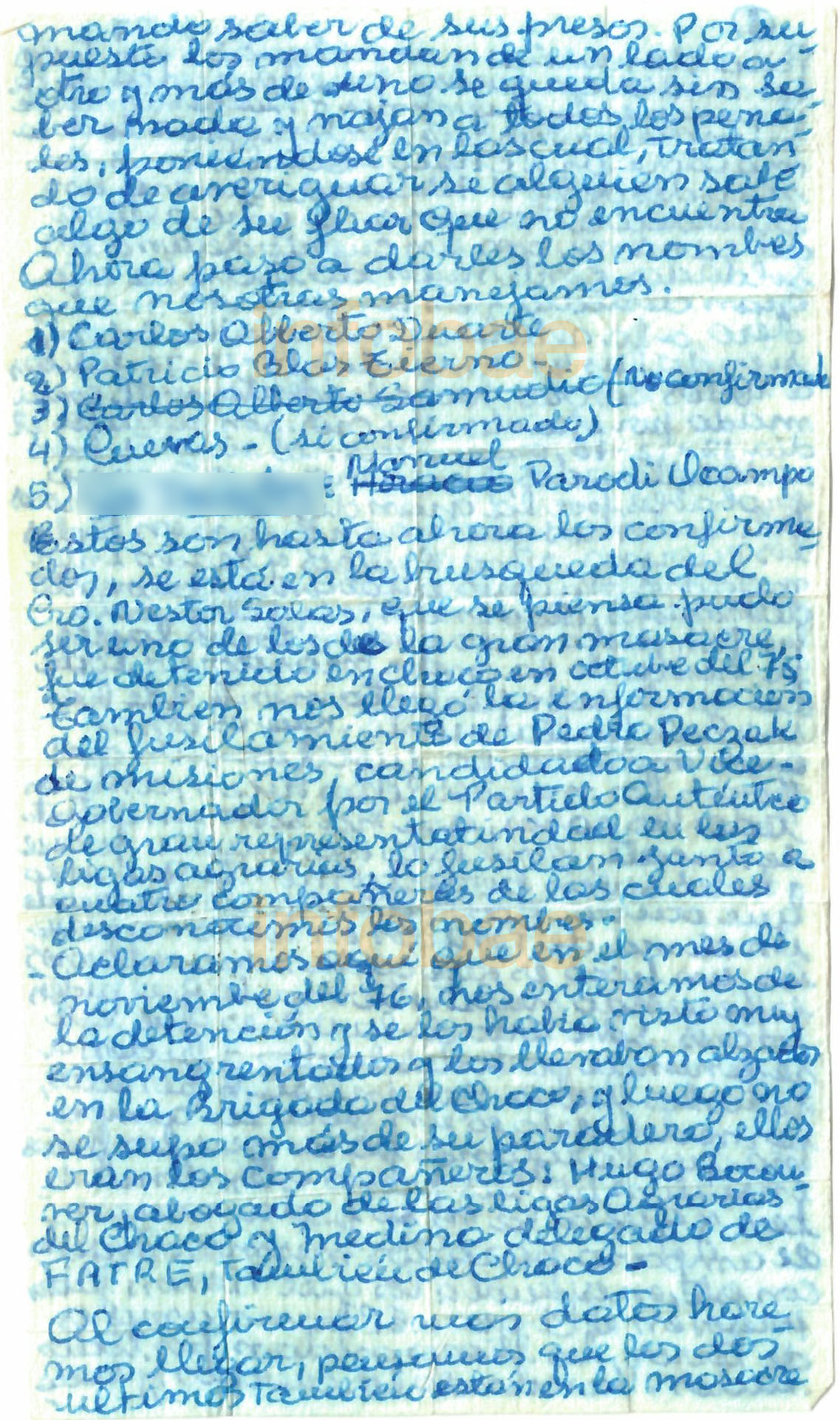 El relato de la masacre de Margarita Belén