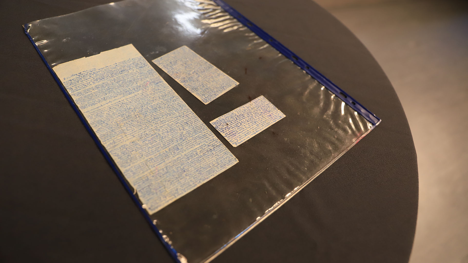 El documento escrito a principios de 1977, impecablemente conservado luego de 42 años