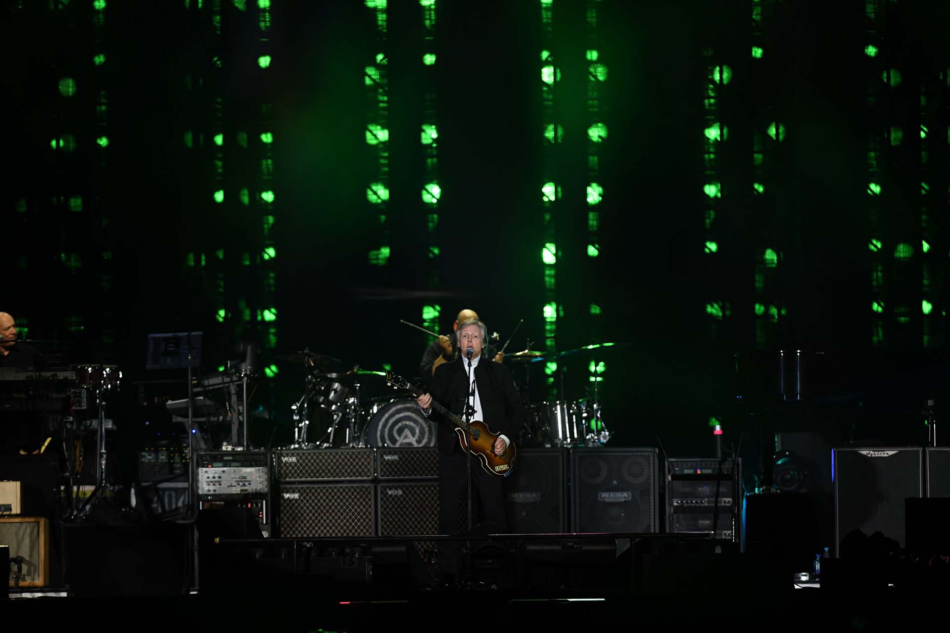 Paul McCartney armó una verdadera fiesta en el Campo Argentino de Polo (Télam)